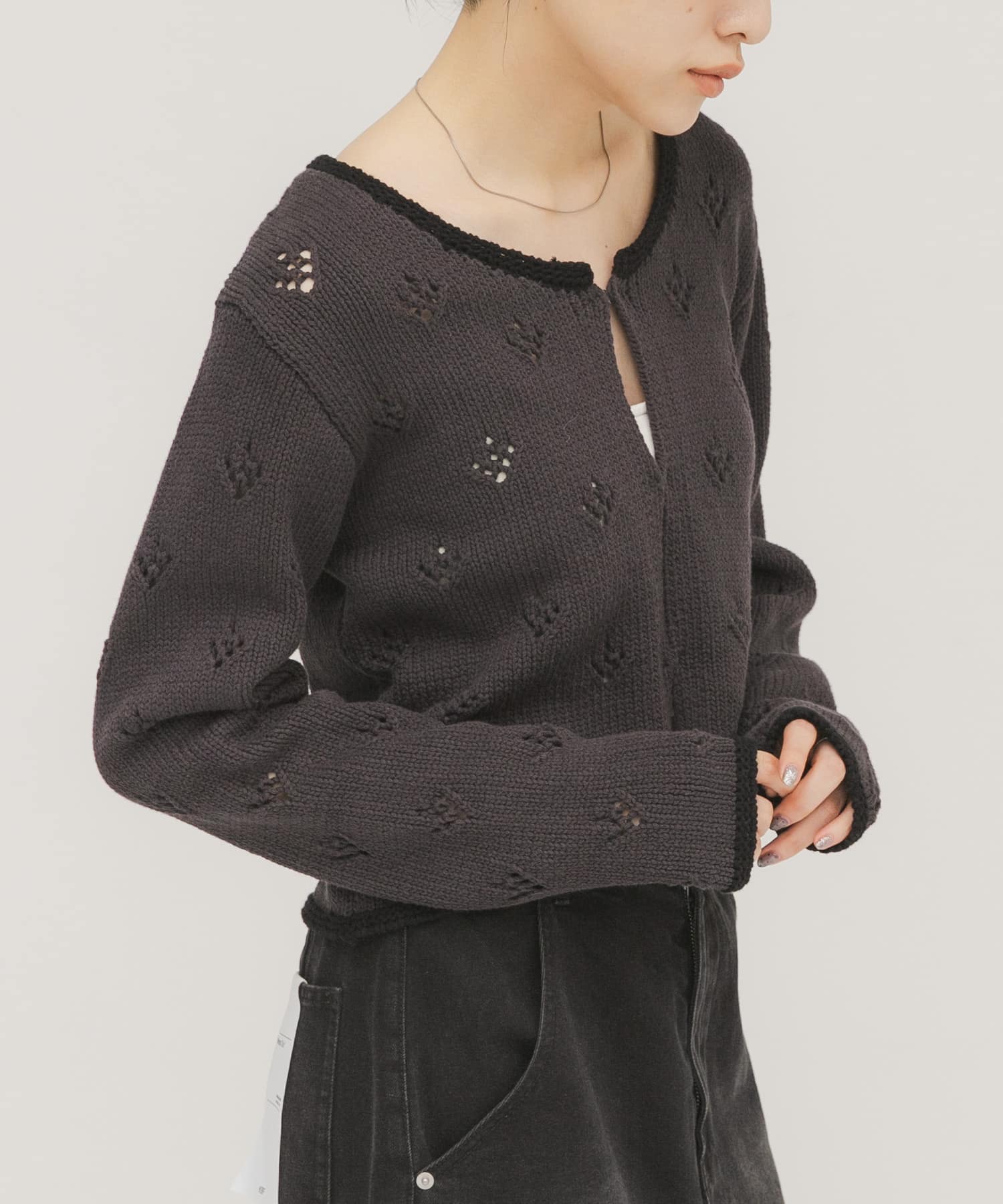 アイレットコンパクトカーディガン