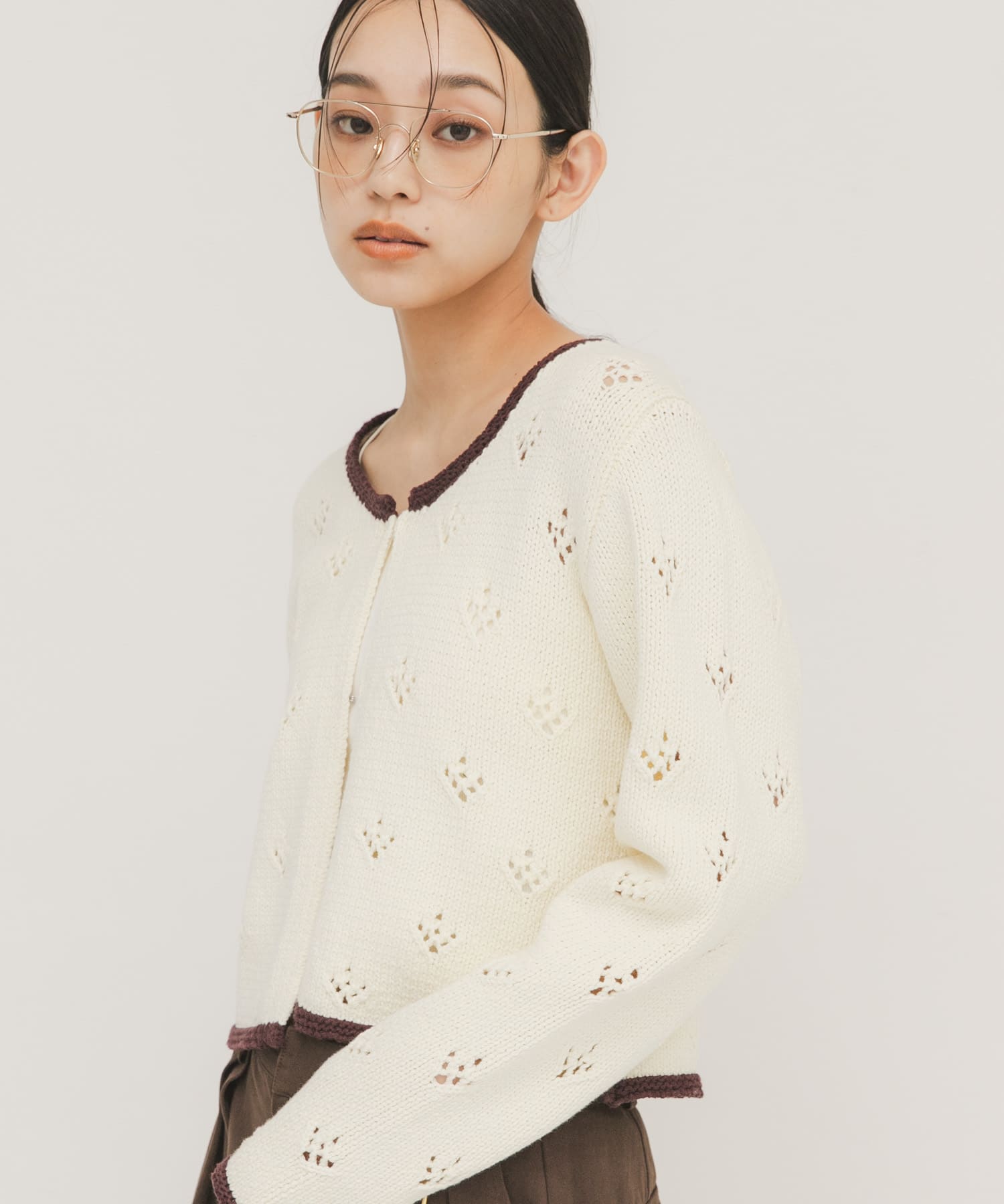 身長：163cm サイズ：one