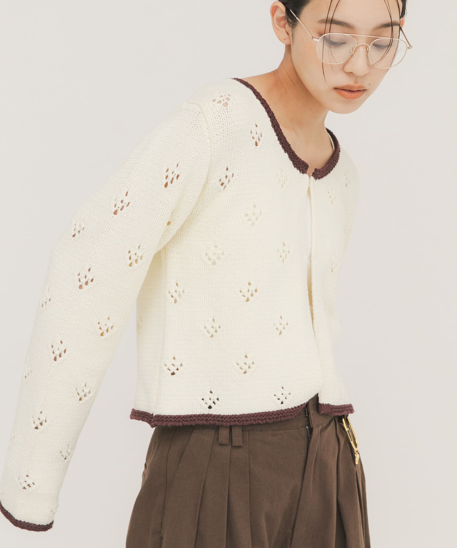 身長：163cm サイズ：one