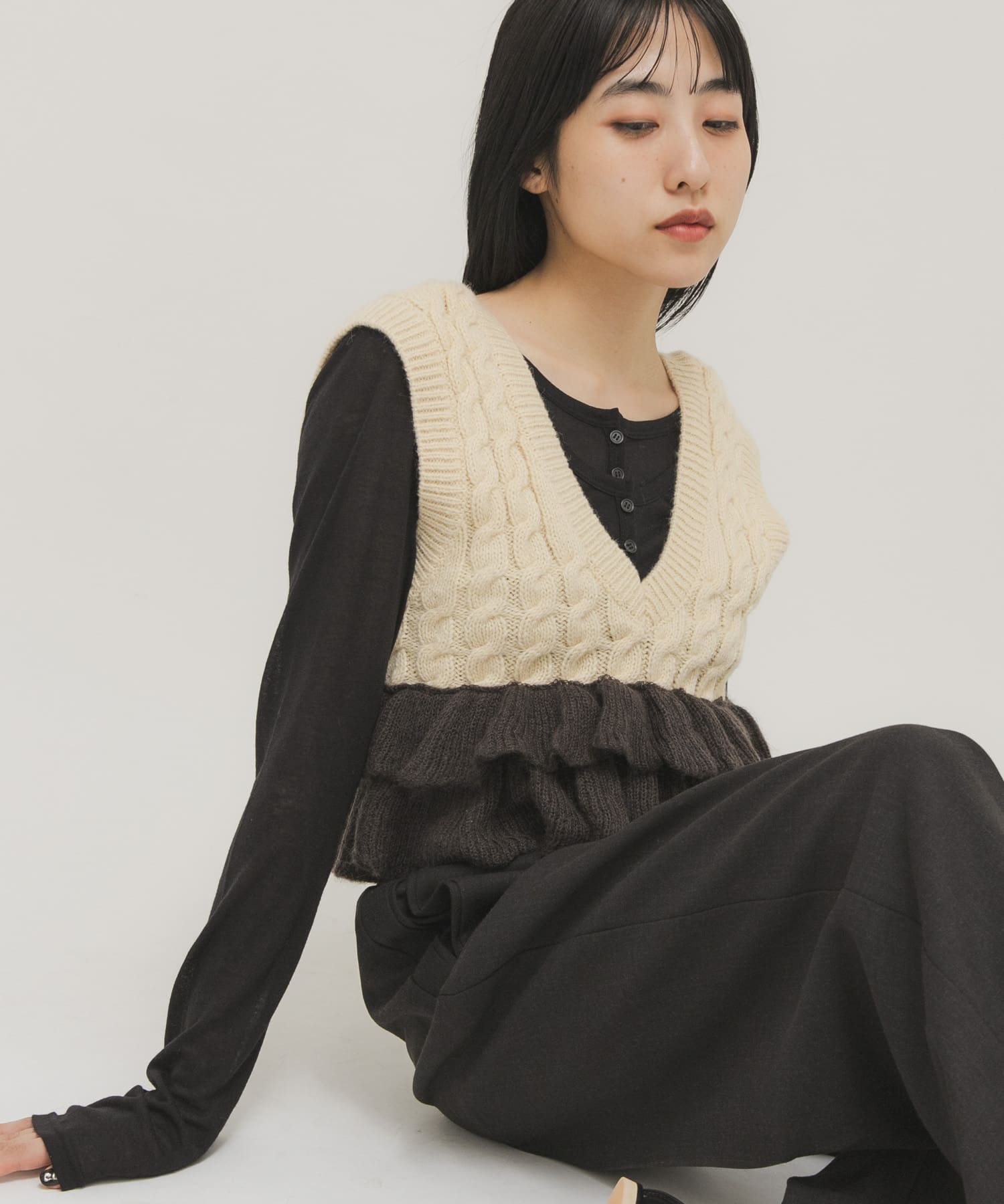 身長 : 160cm サイズ : one