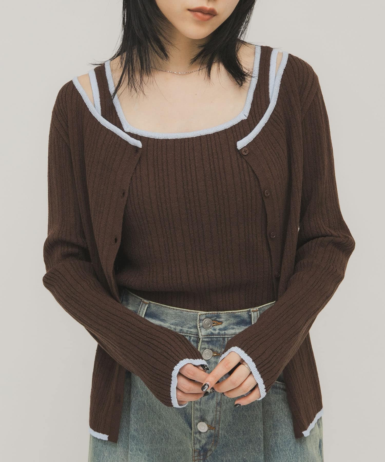 身長：160cm サイズ：one
