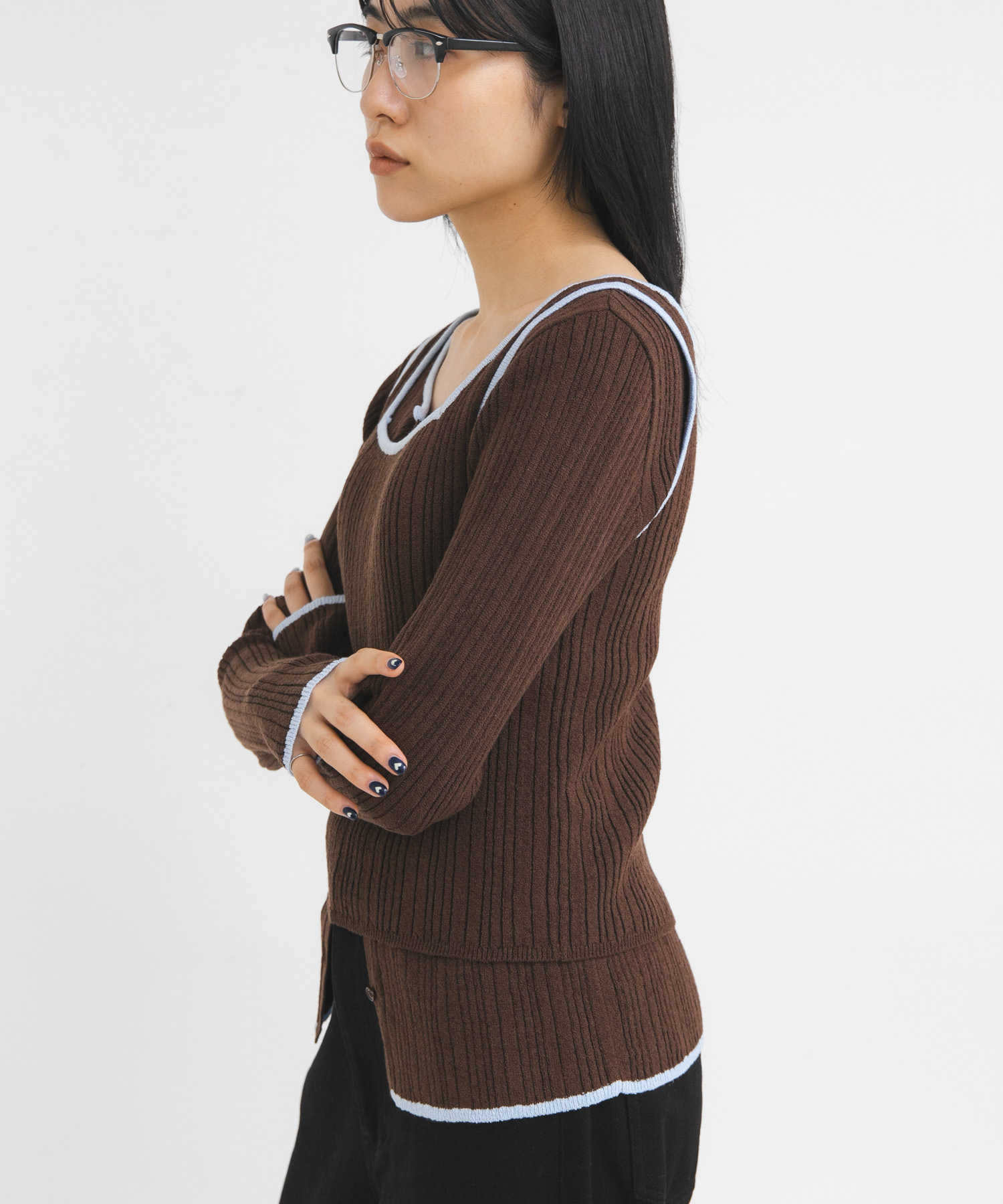 身長：160cm サイズ：one