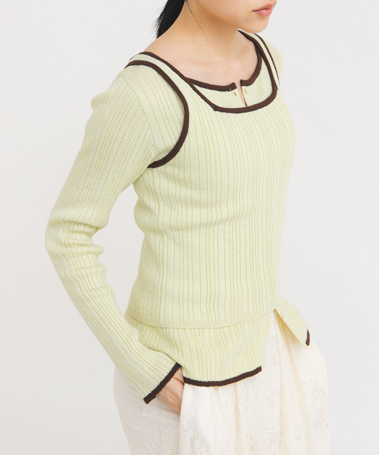 身長：160cm サイズ：one