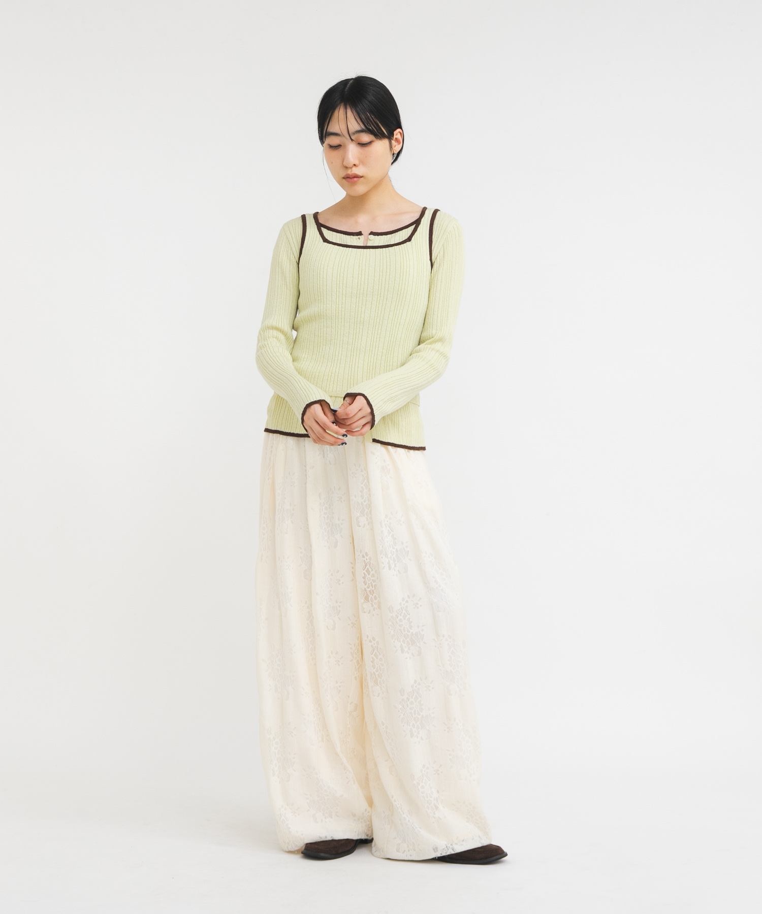 身長：160cm サイズ：one