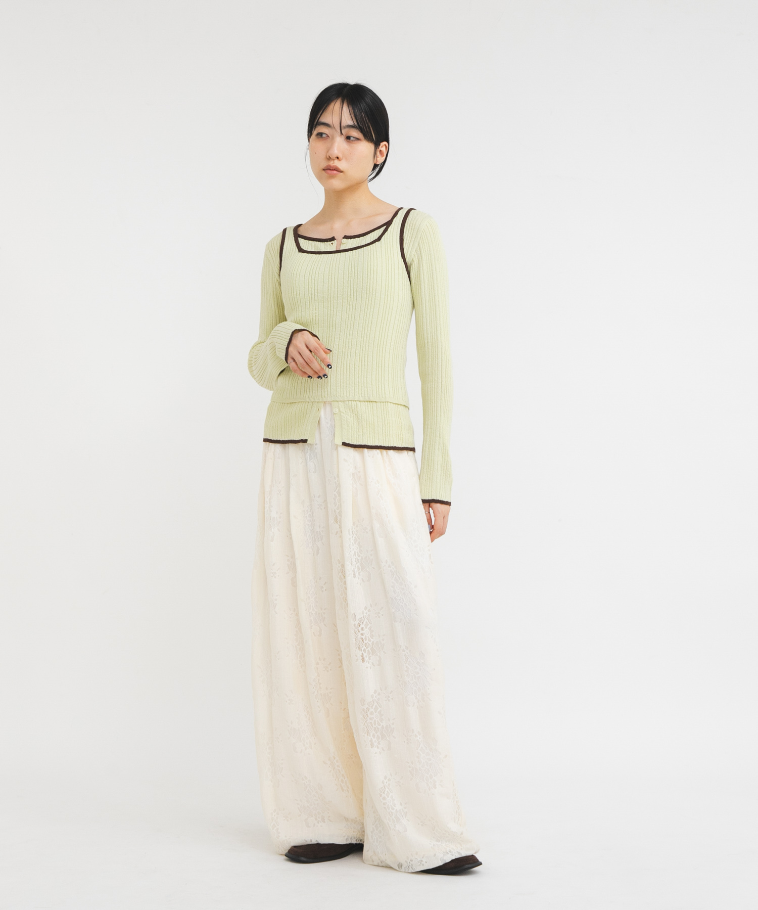 身長：160cm サイズ：one