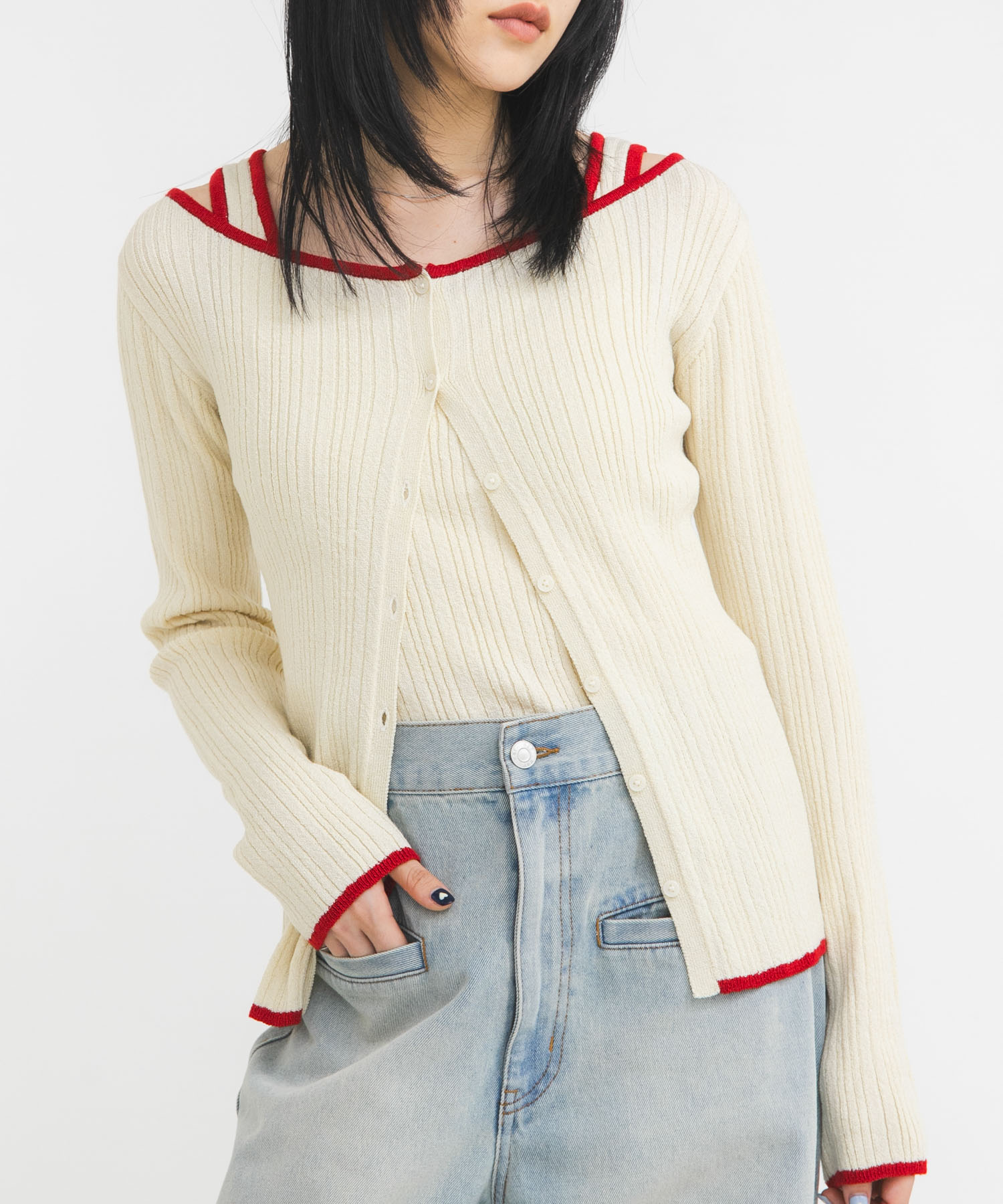 身長：160cm サイズ：one