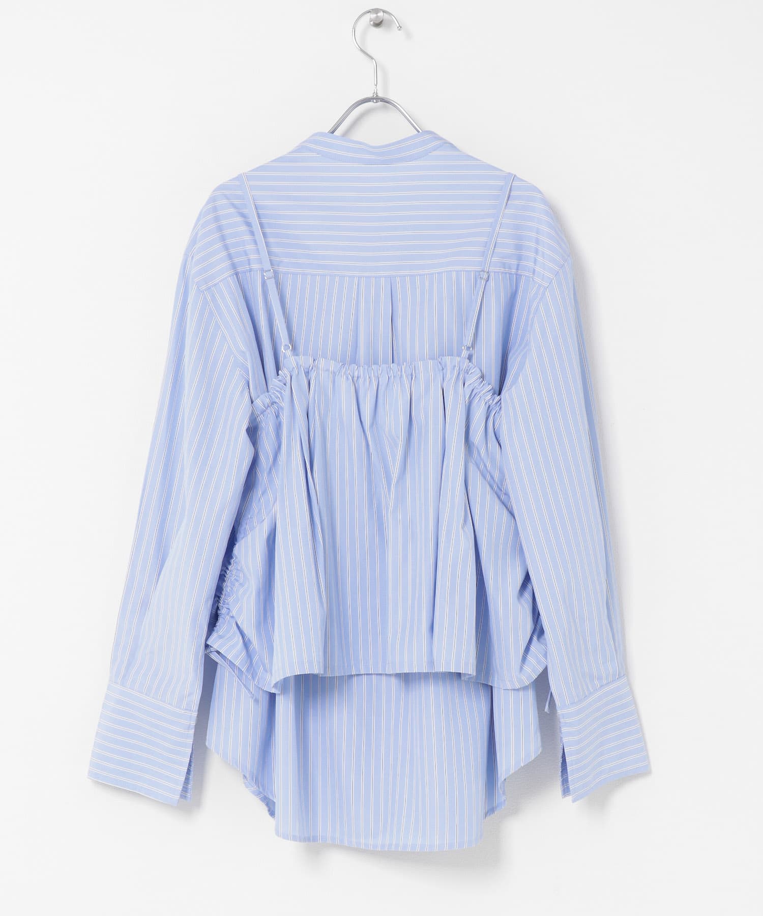 スカートビスチェSETシャツ BLUE One