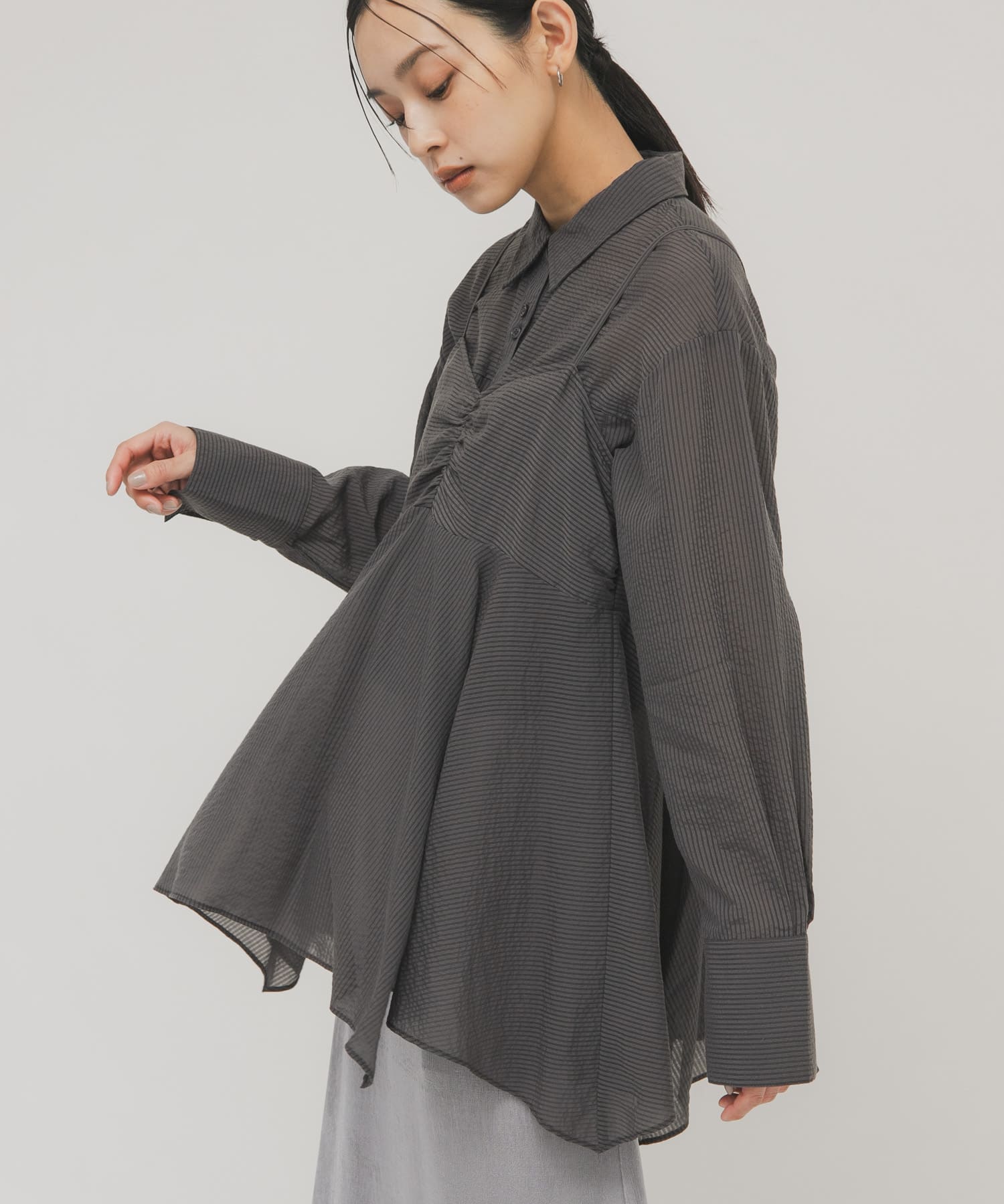 身長：163cm サイズ：one