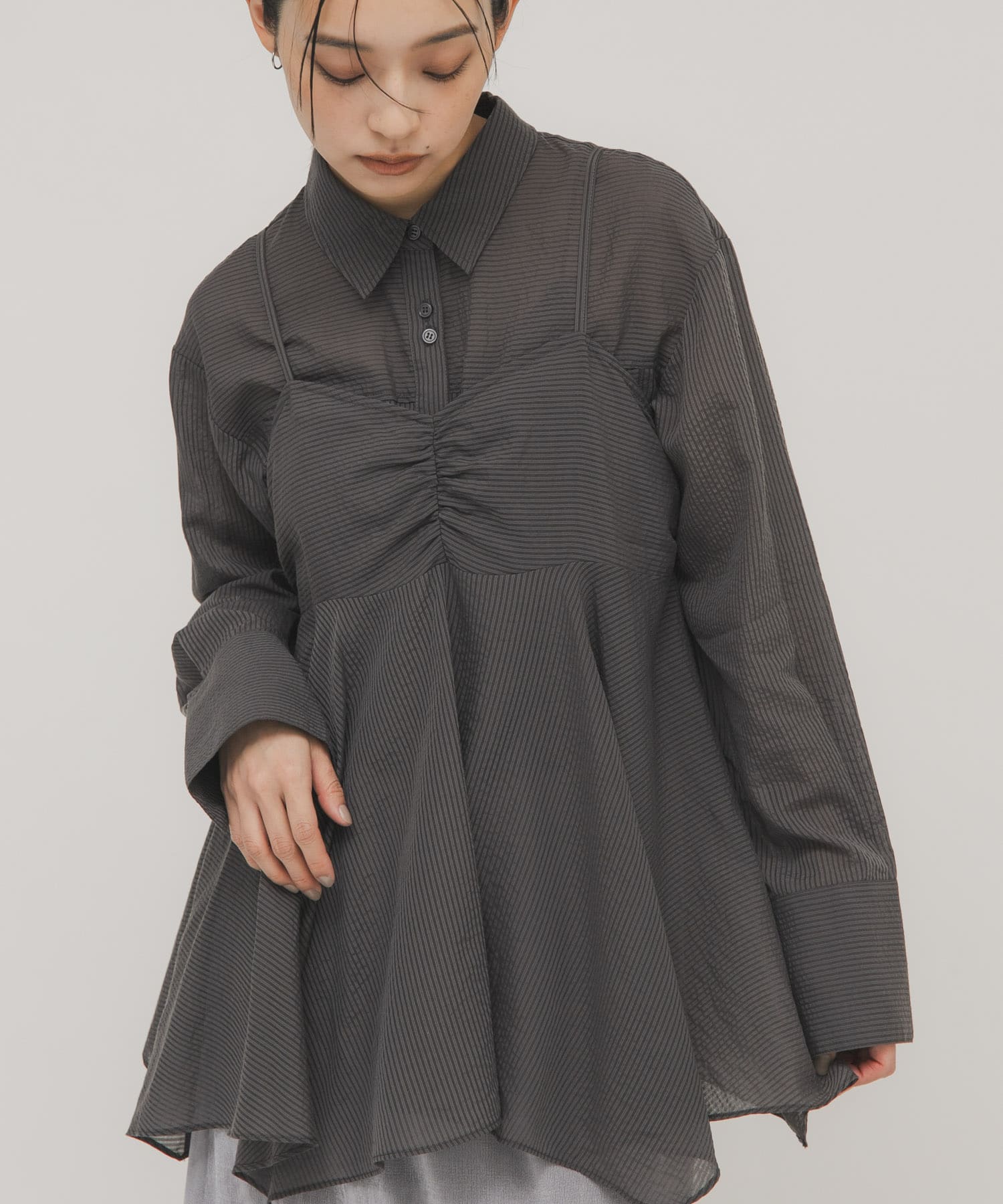 身長：163cm サイズ：one