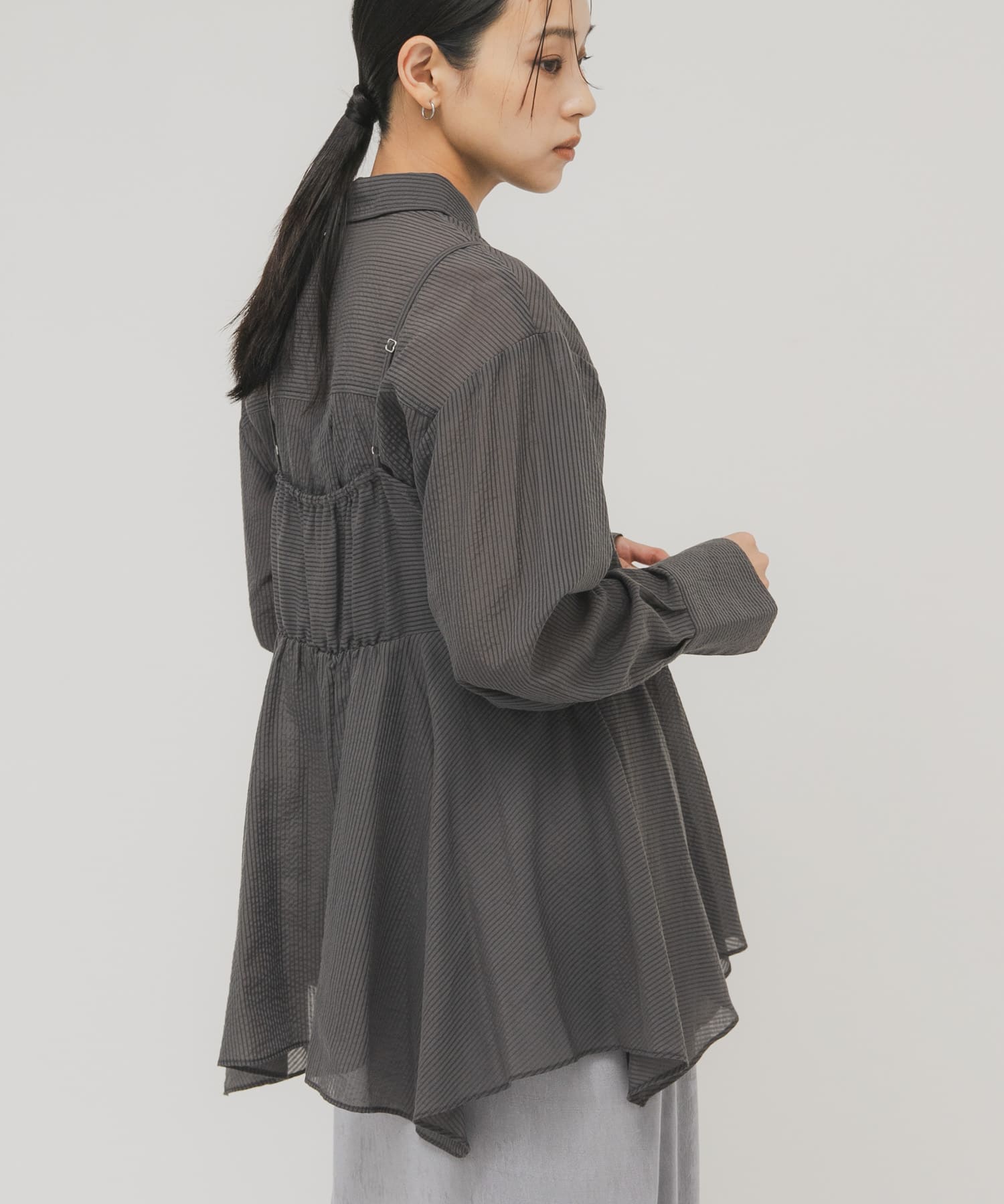 身長：163cm サイズ：one