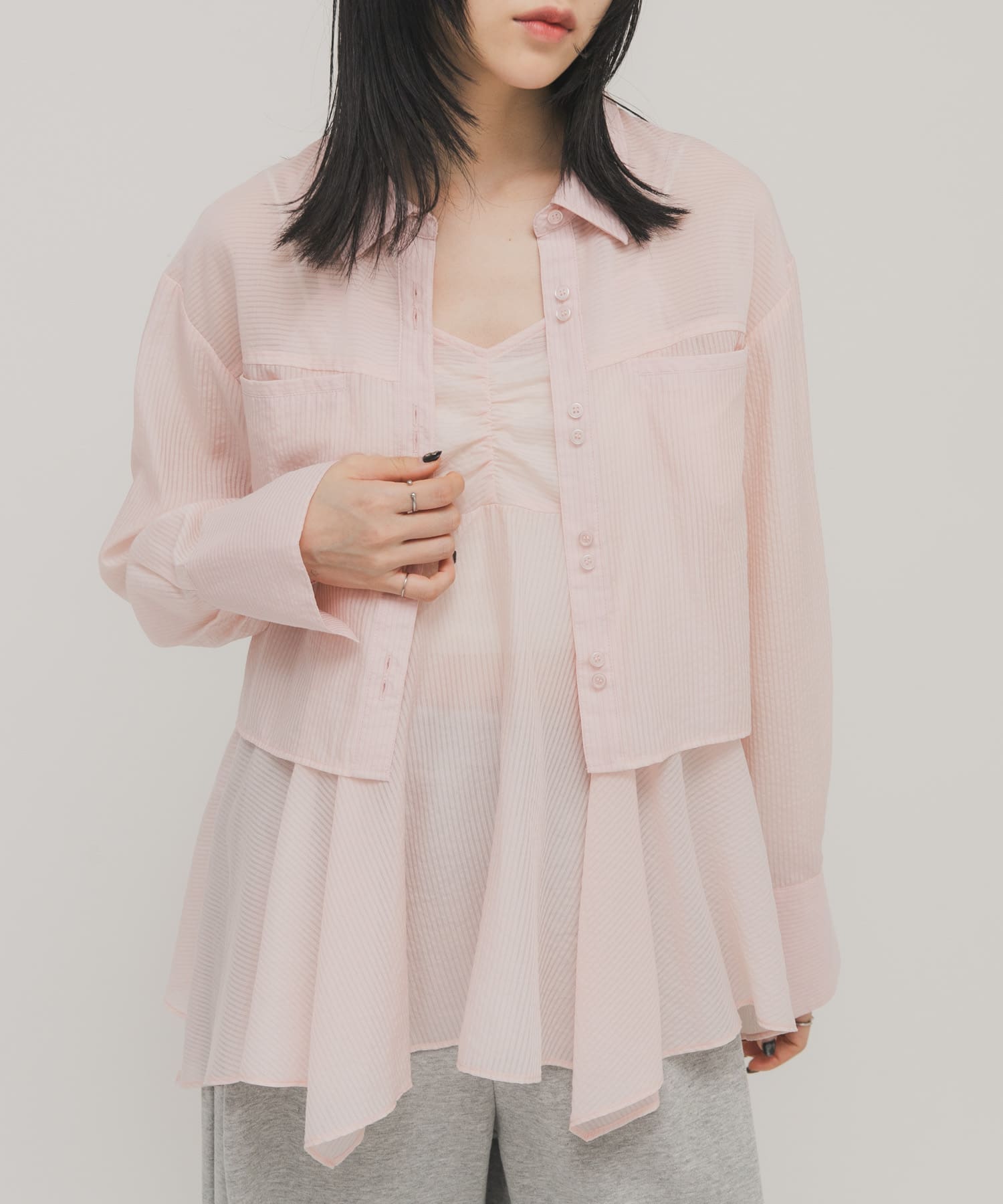 身長：160cm サイズ：one