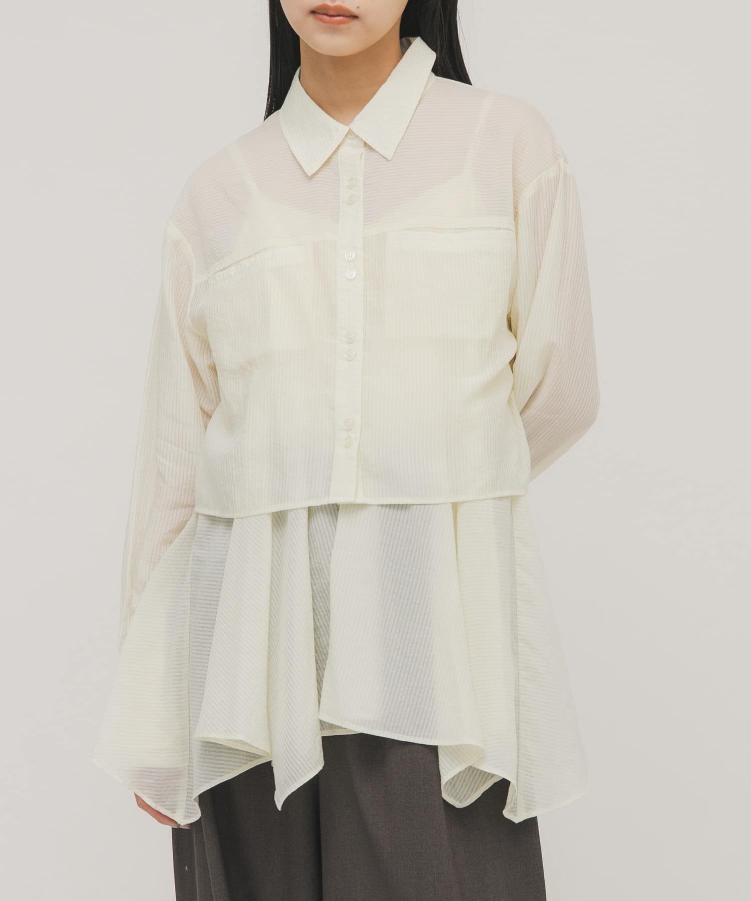 身長：163cm サイズ：one