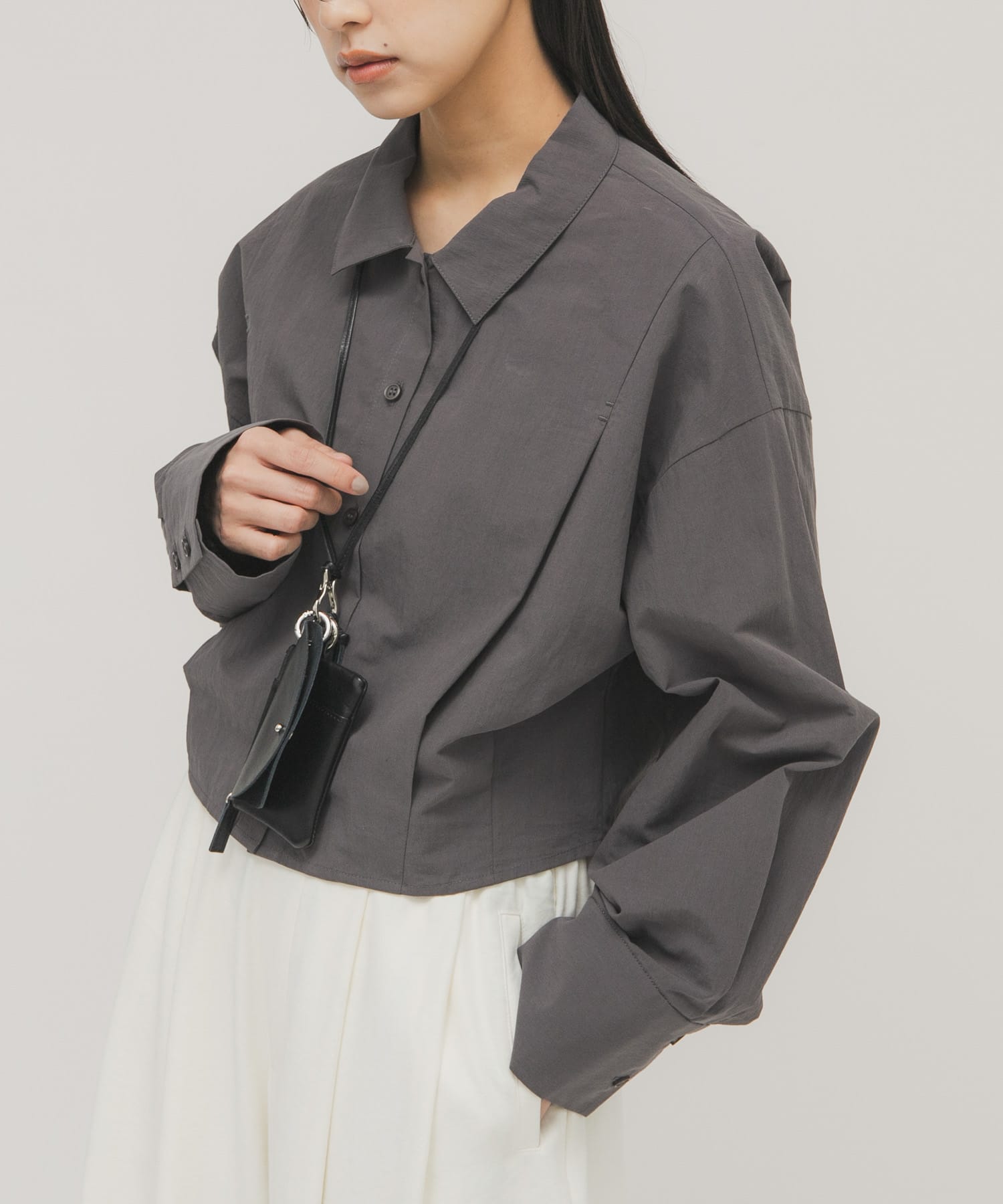 身長：163cm サイズ：one