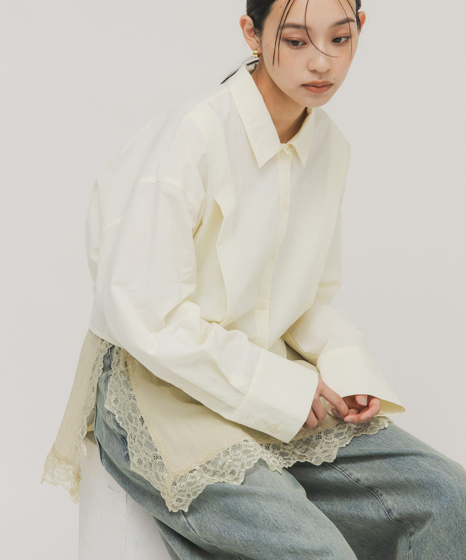 身長：163cm サイズ：one