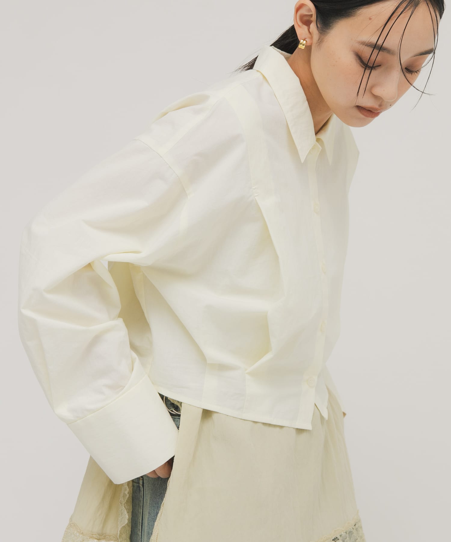 身長：163cm サイズ：one