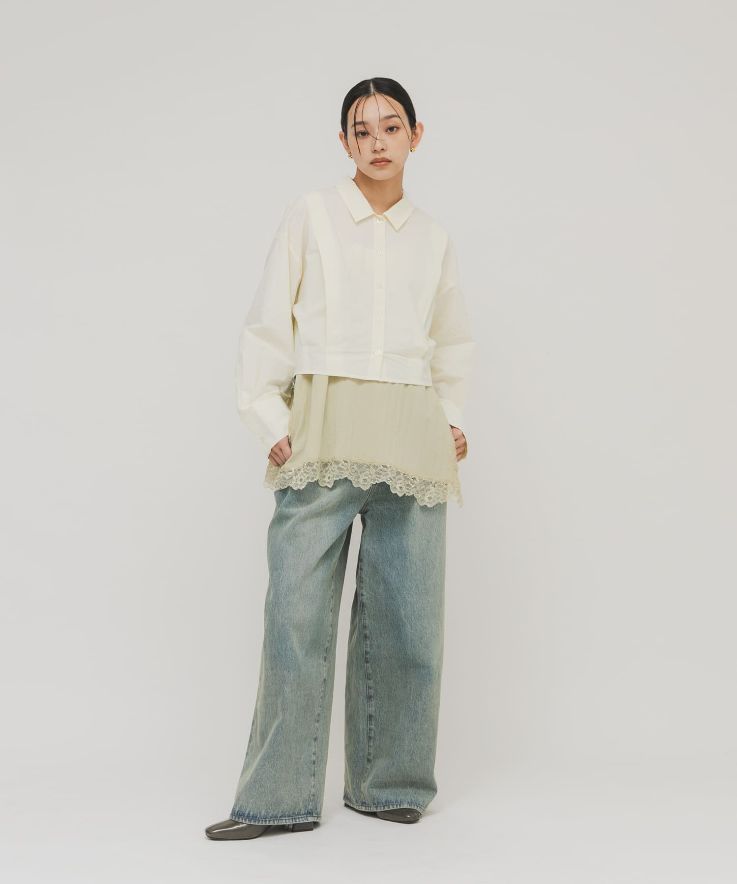 身長：163cm サイズ：one