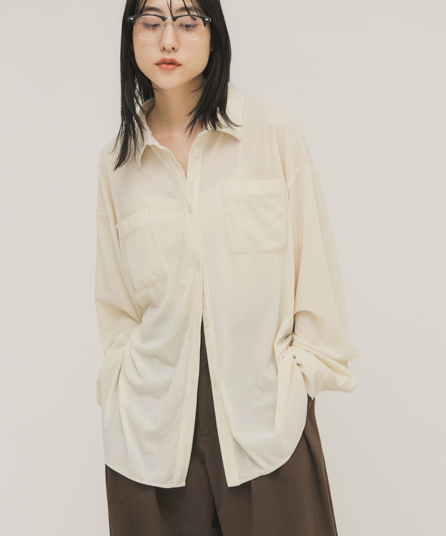 身長：160cm サイズ：one