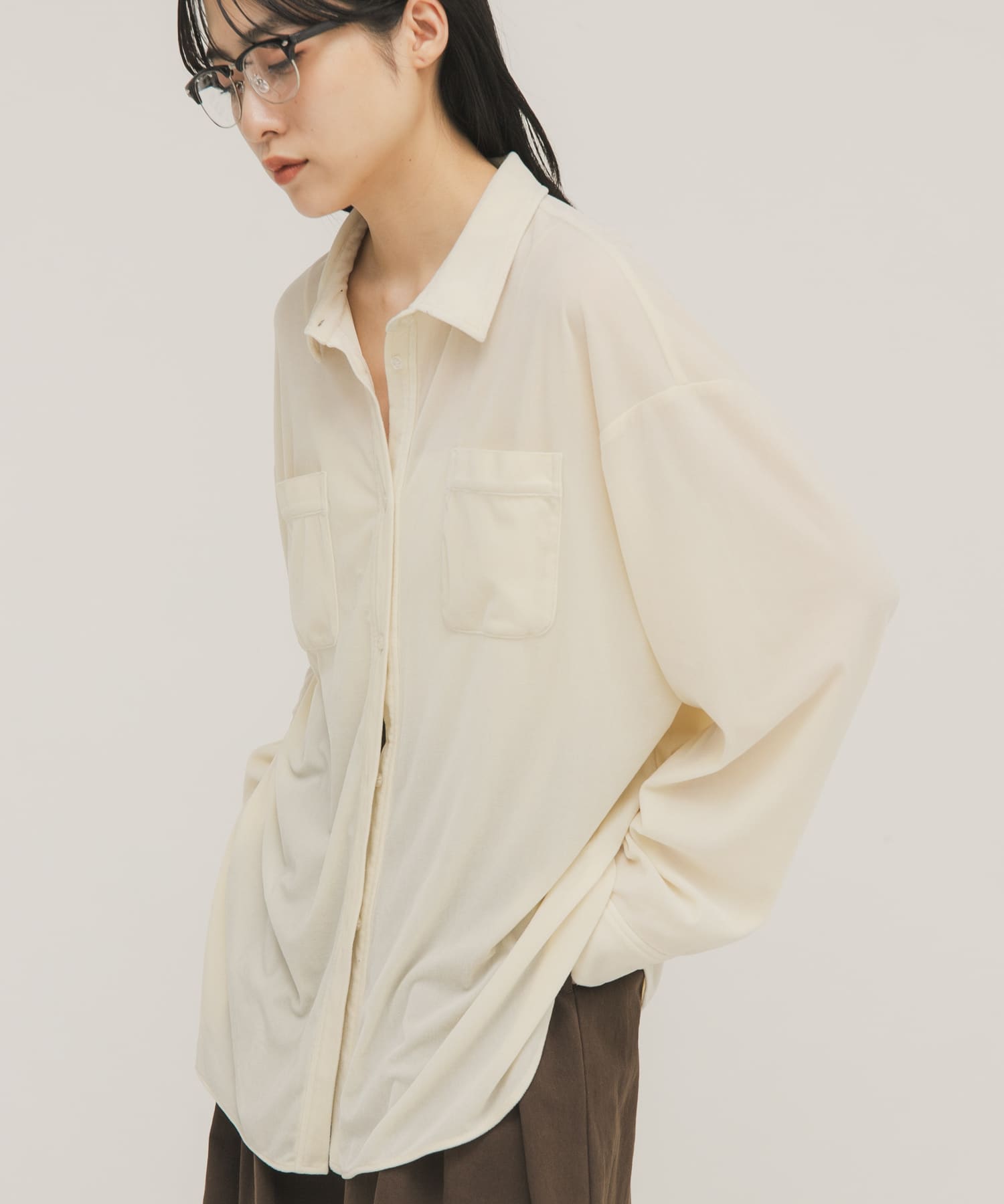 身長：160cm サイズ：one