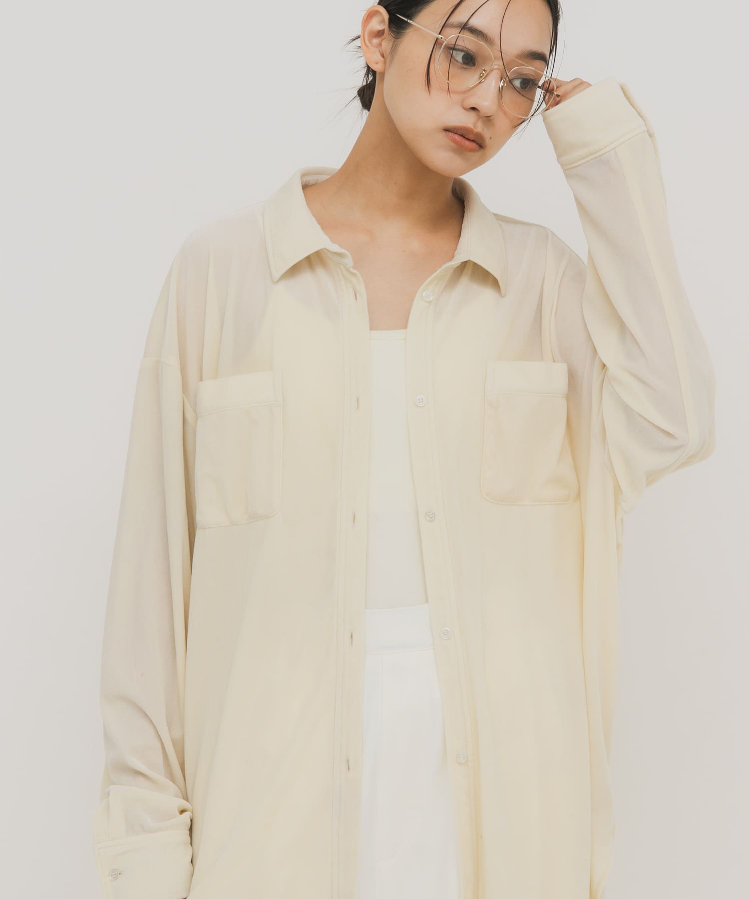 身長：163cm サイズ：one