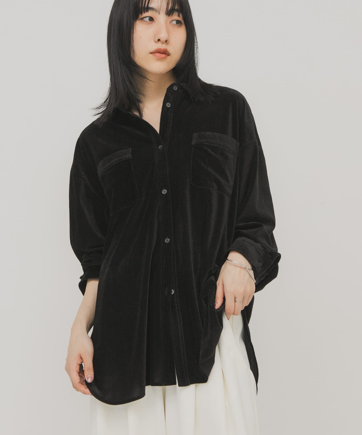 身長：160cm サイズ：one