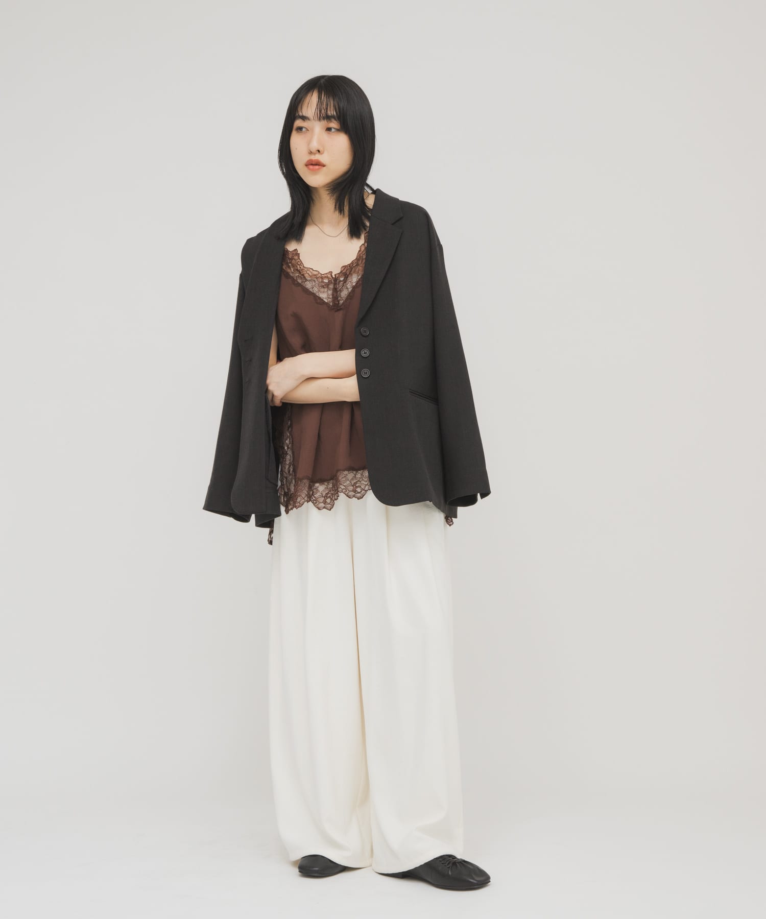 身長 : 160cm サイズ : one