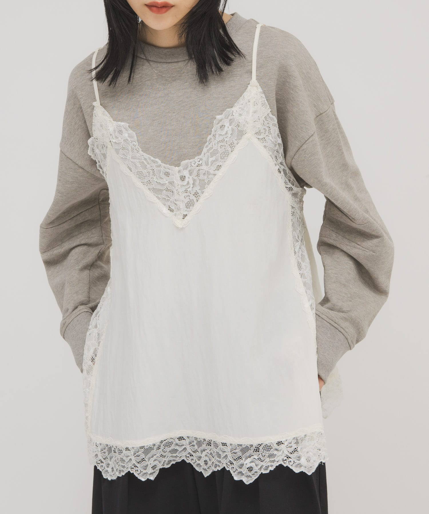 ヴィンテージライクレースキャミソール