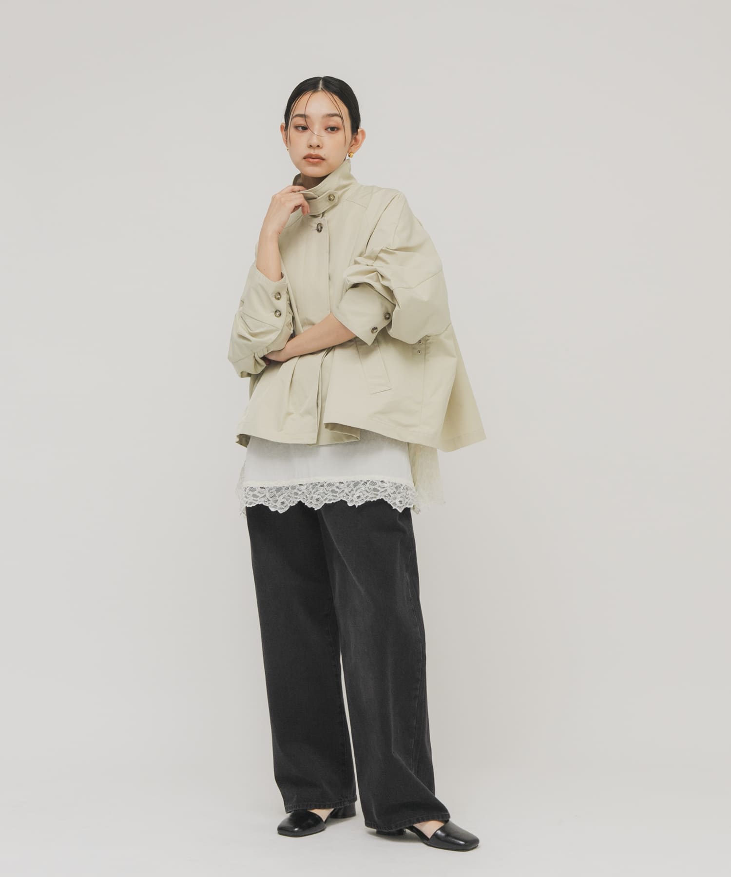 身長：163cm サイズ：one