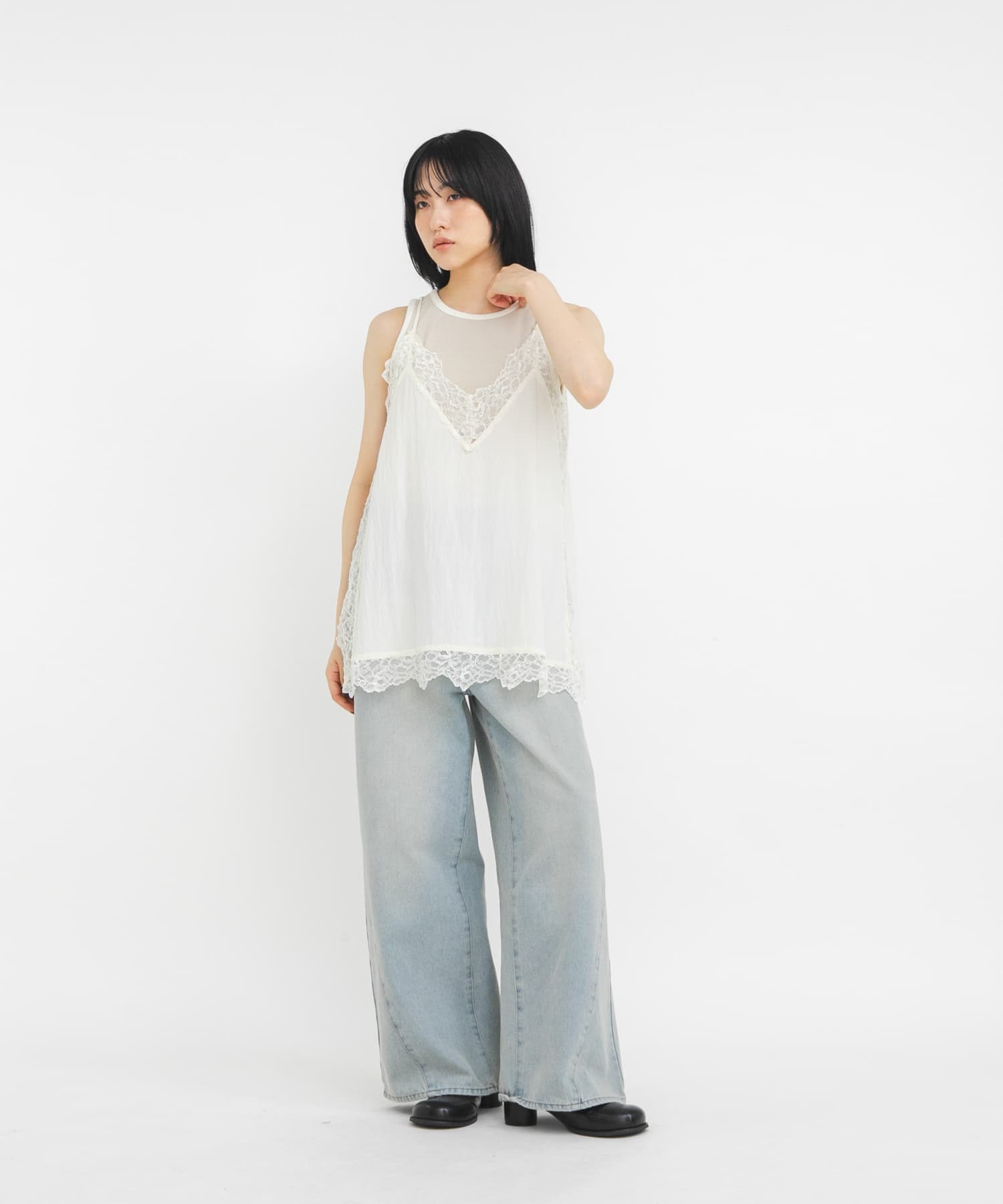 身長 : 160cm サイズ : one