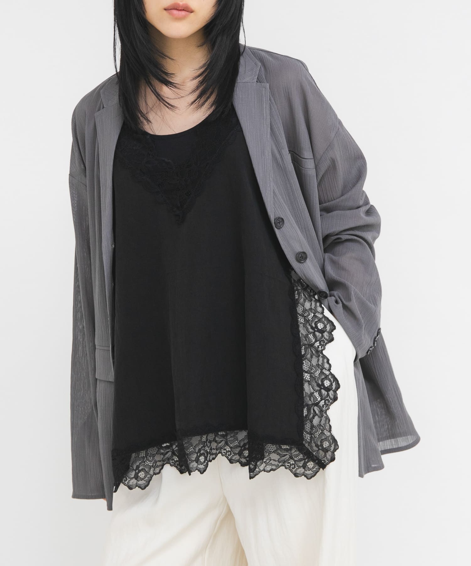 身長 : 160cm サイズ : one