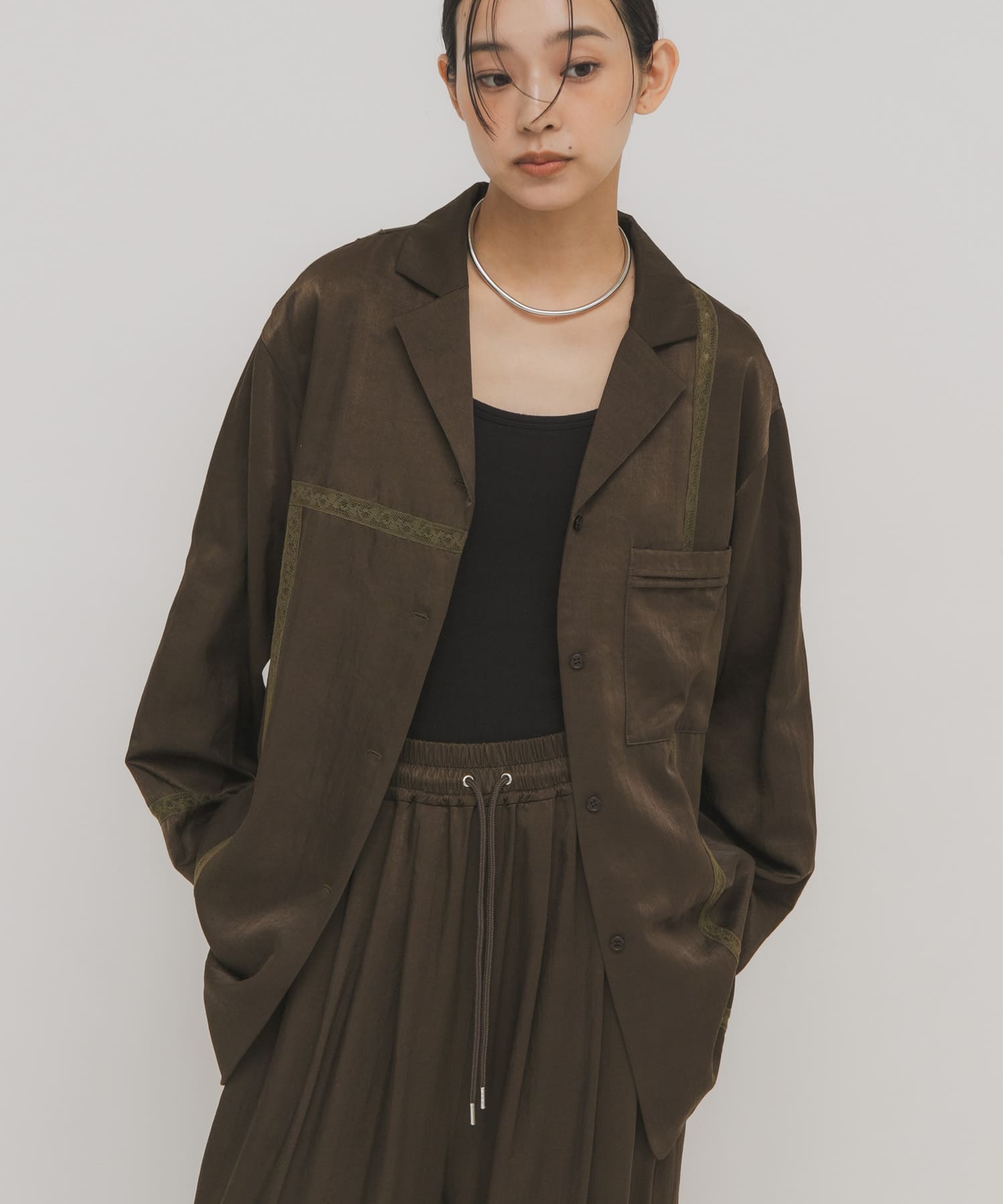 身長 : 163cm サイズ : one