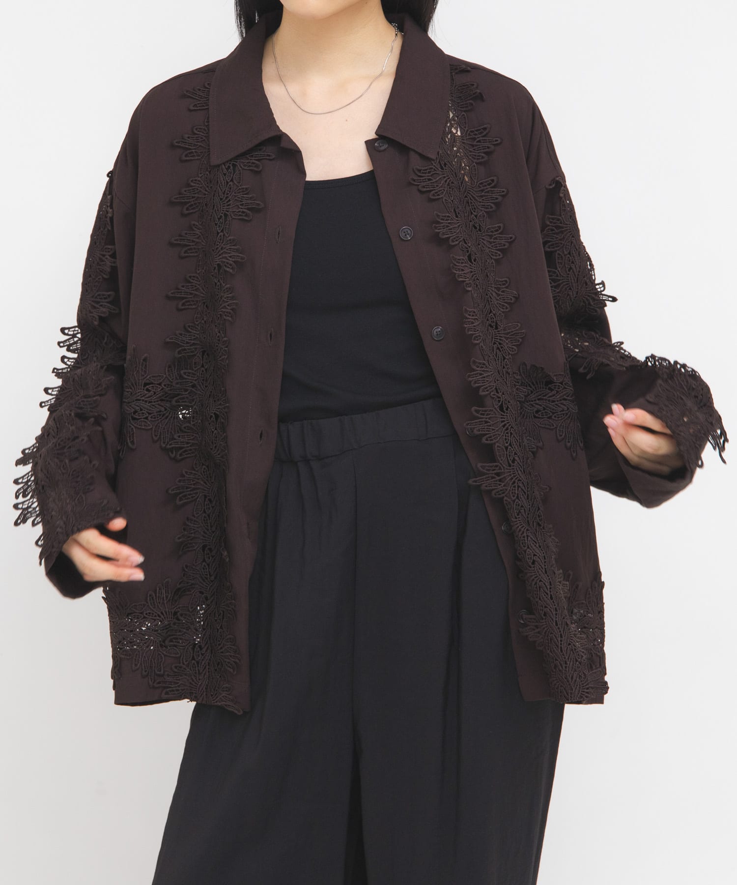 身長：160cm サイズ：one