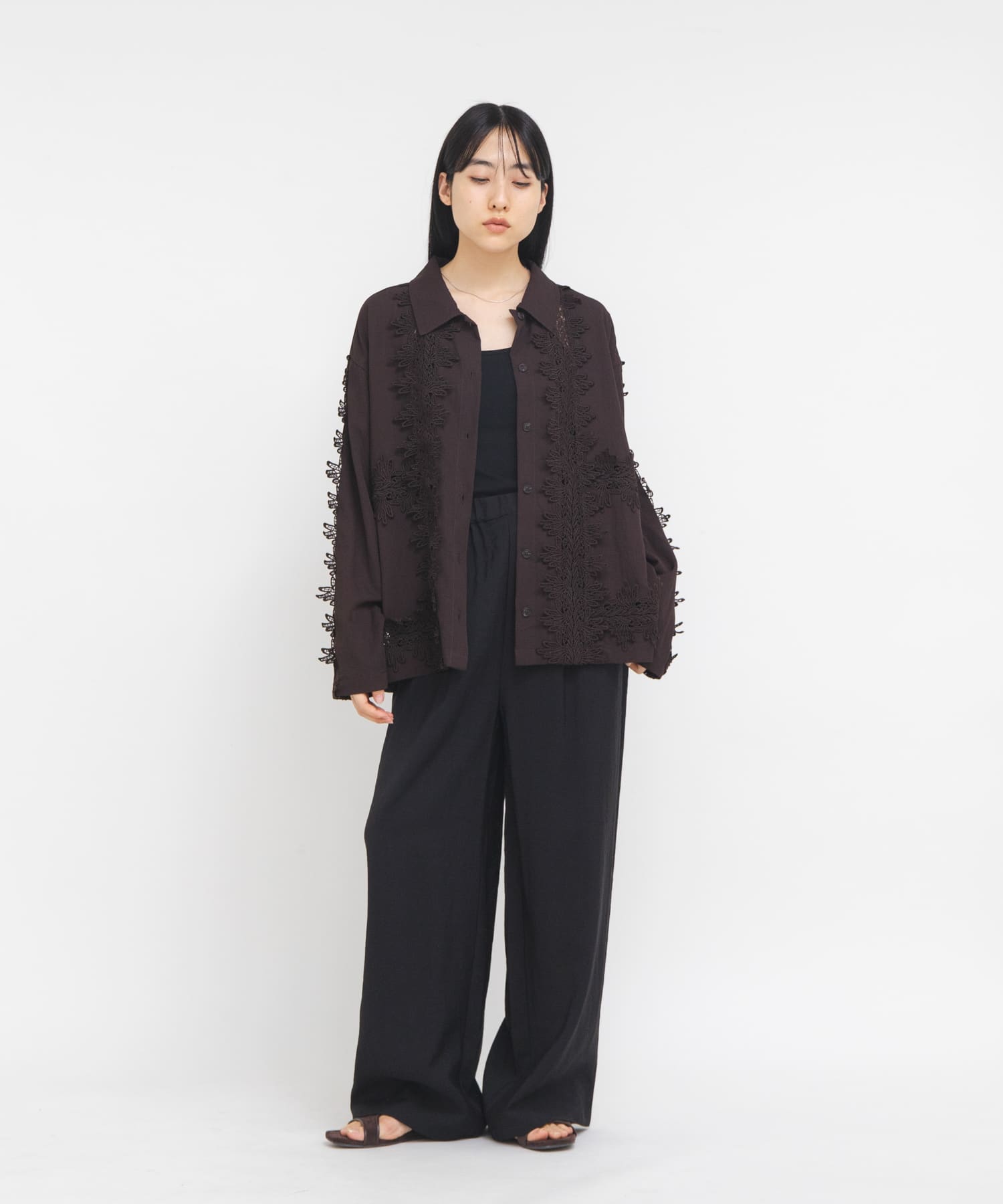 身長：160cm サイズ：one