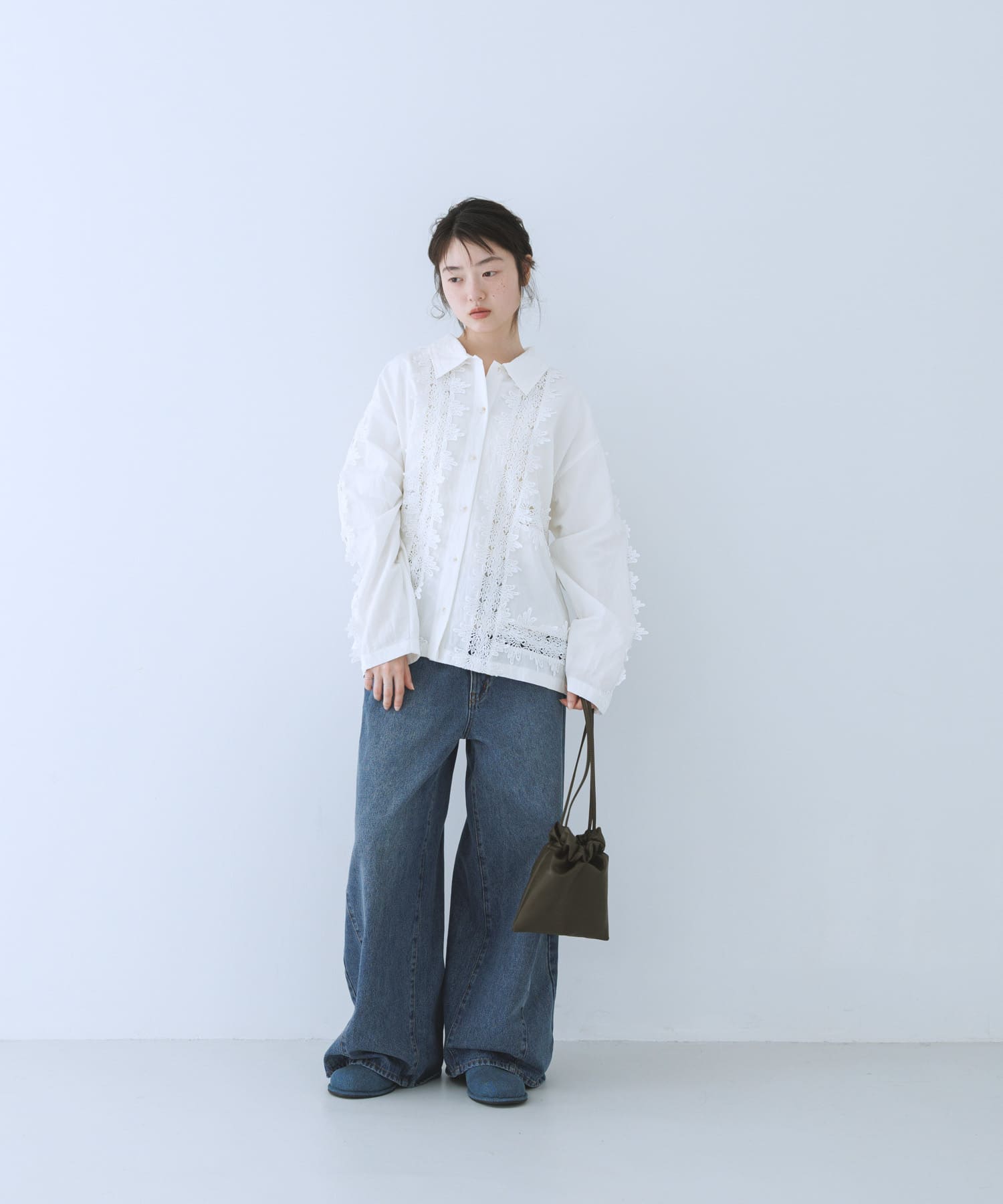 身長 : 162cm サイズ : one