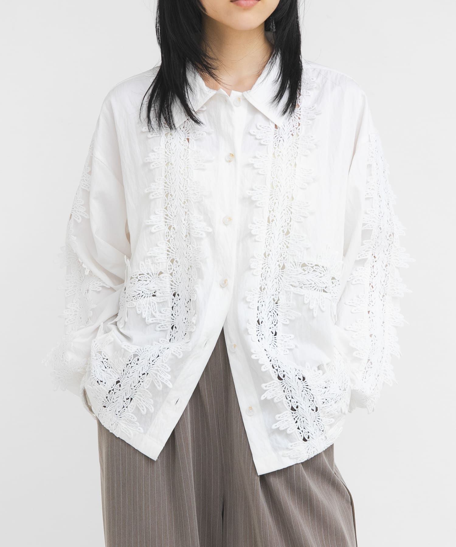 身長：160cm サイズ：one