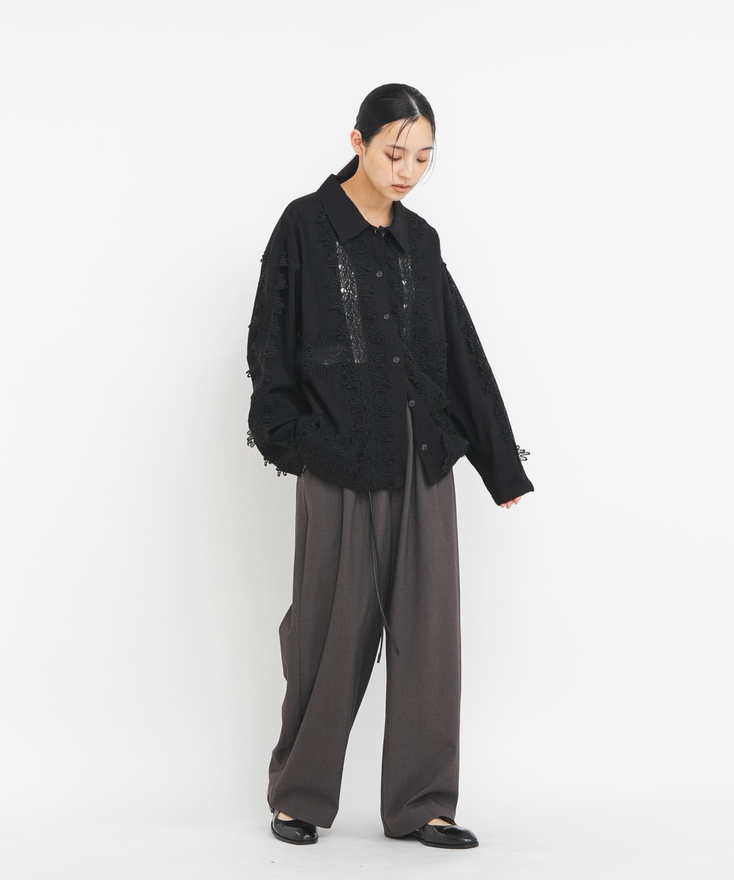 身長 : 163cm サイズ : one