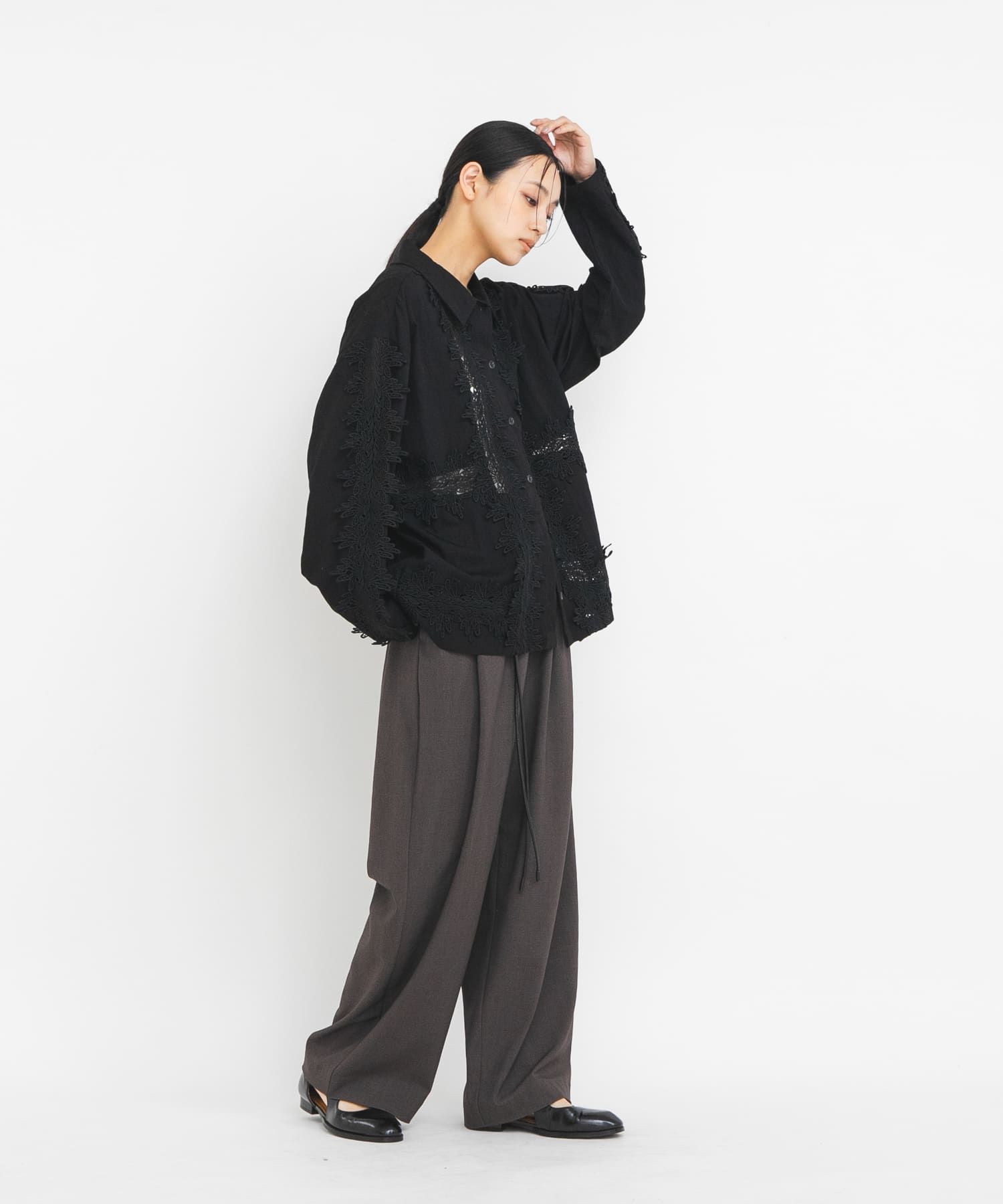 身長 : 163cm サイズ : one