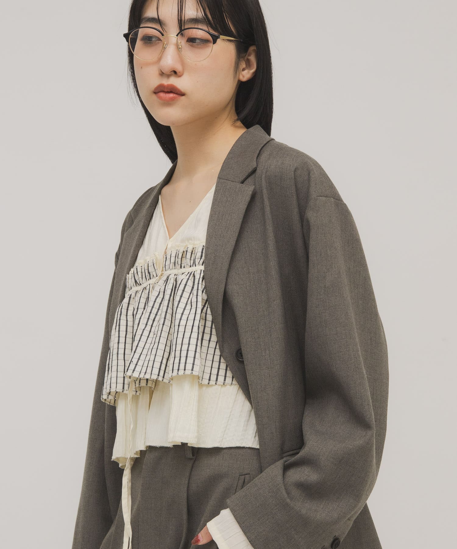 身長：160cm サイズ：one