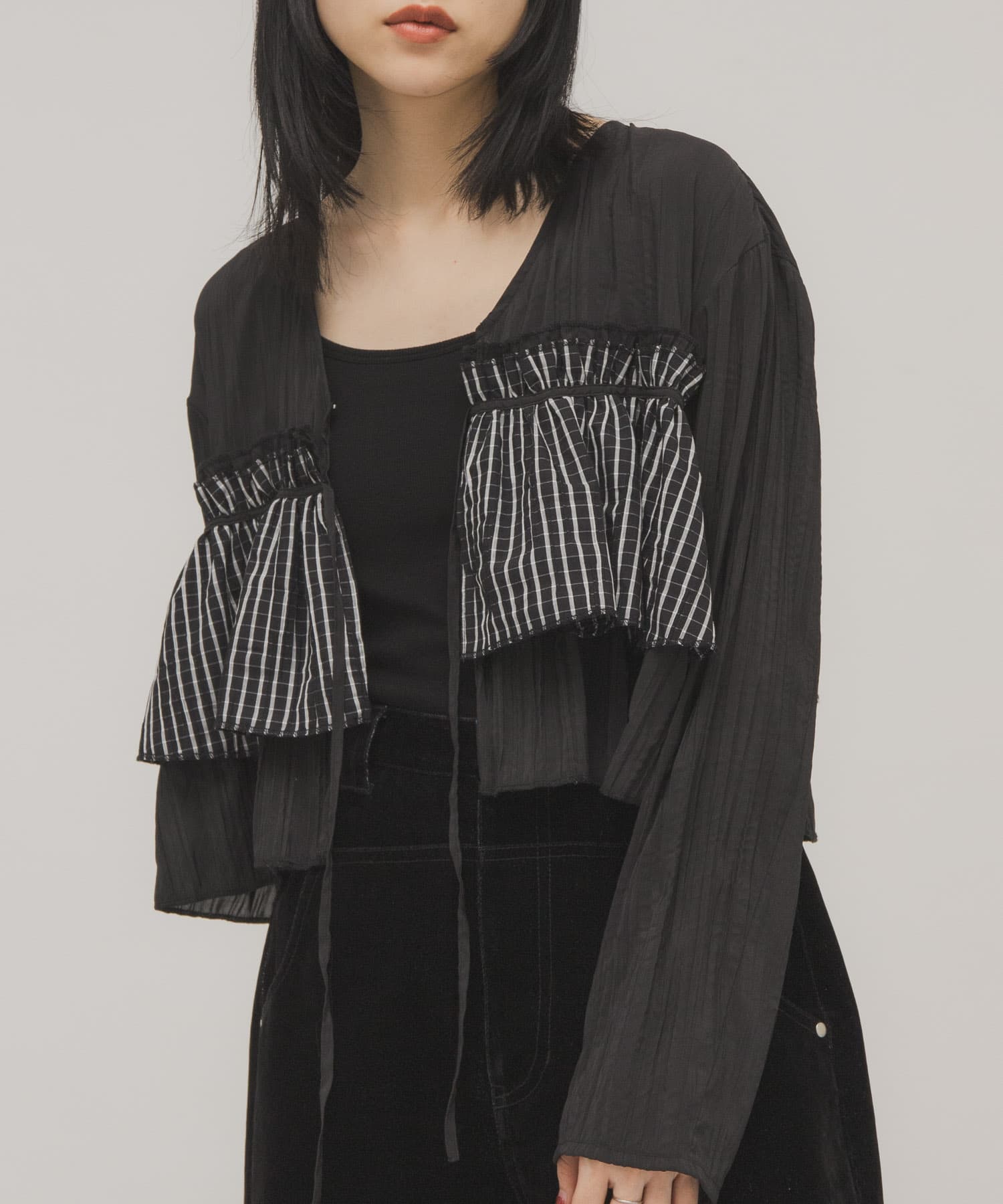 身長：160cm サイズ：one