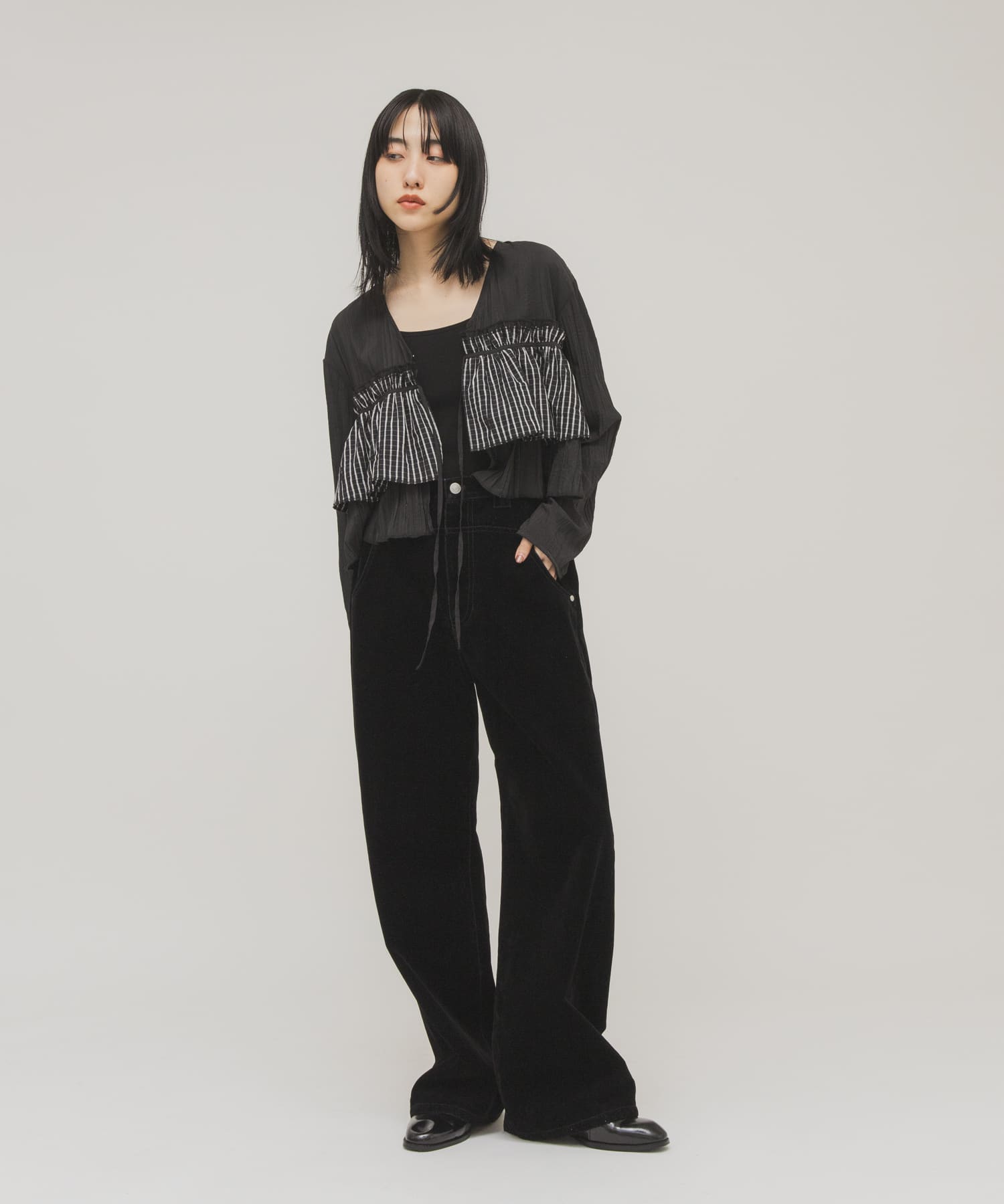 身長：160cm サイズ：one