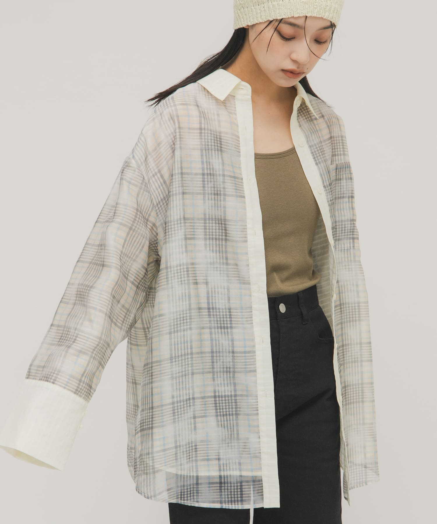 身長：163cm サイズ：one