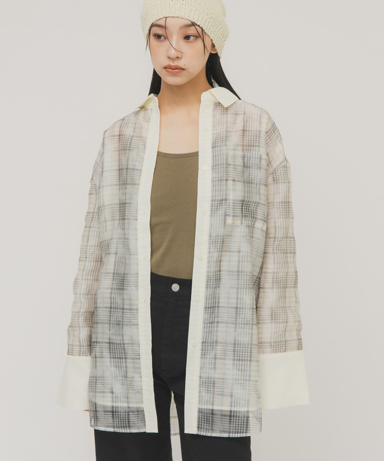 身長：163cm サイズ：one