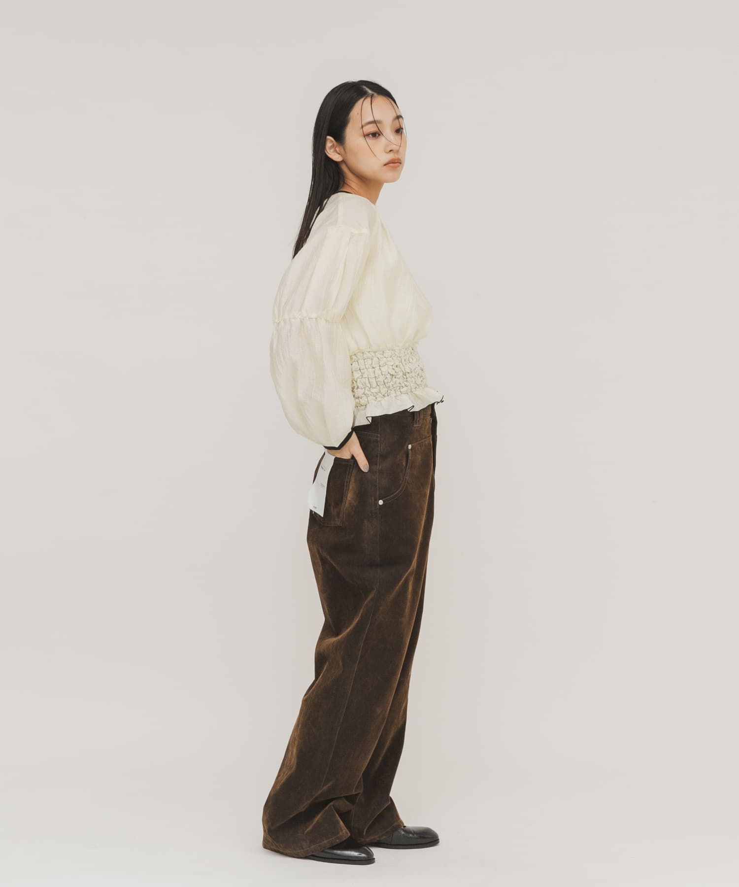 身長：163cm サイズ：one