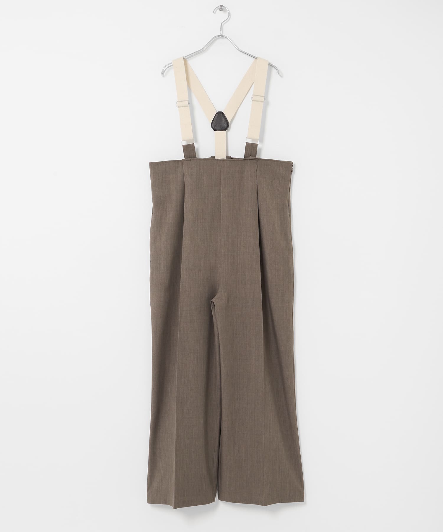 BACKタックサスペンダーパンツ TEA BROWN One