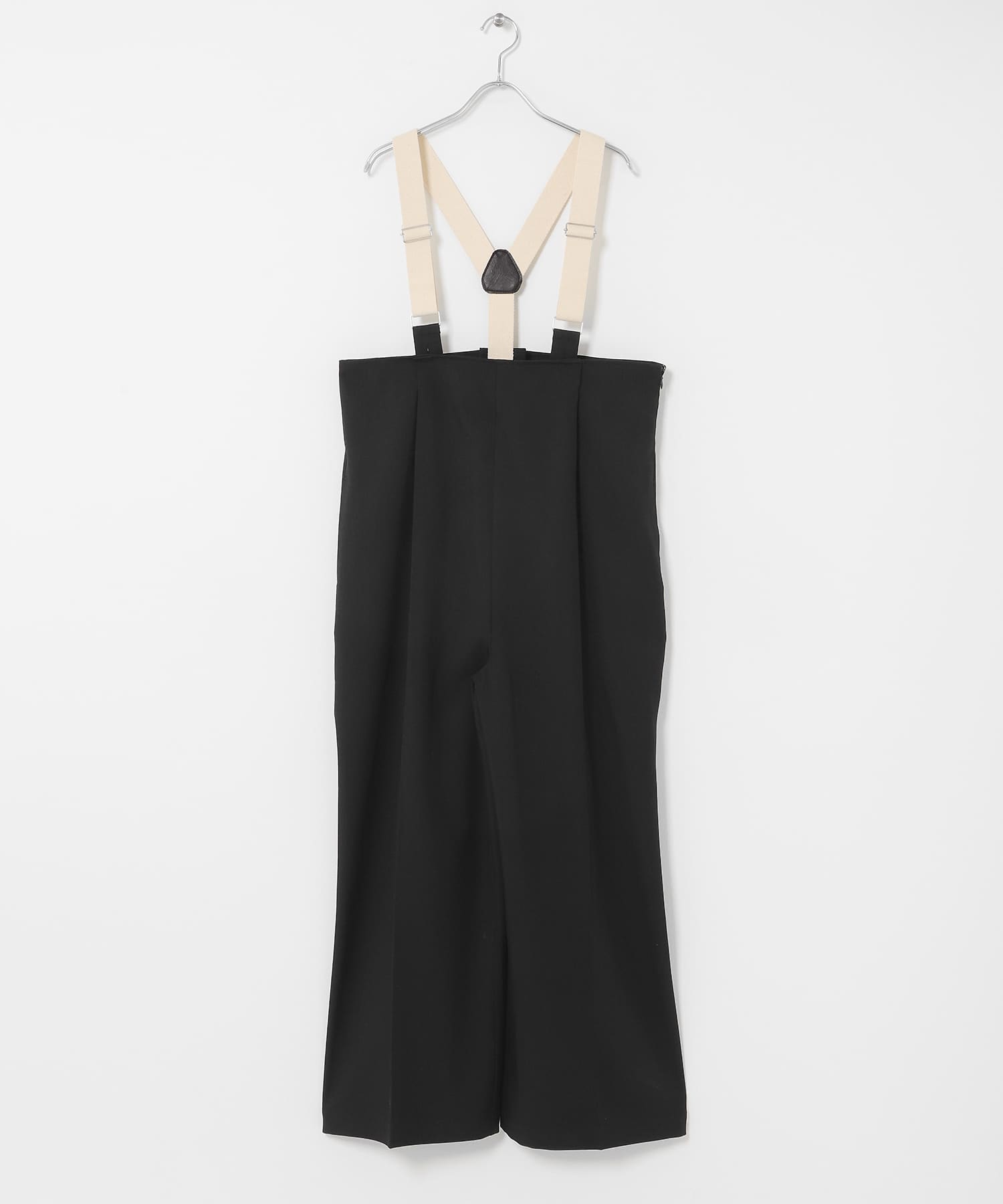 BACKタックサスペンダーパンツ BLACK One