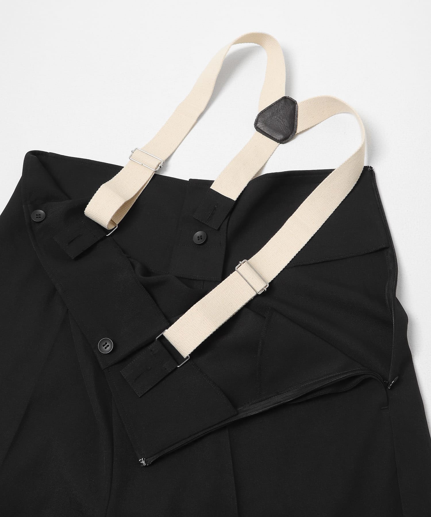 BACKタックサスペンダーパンツ BLACK One