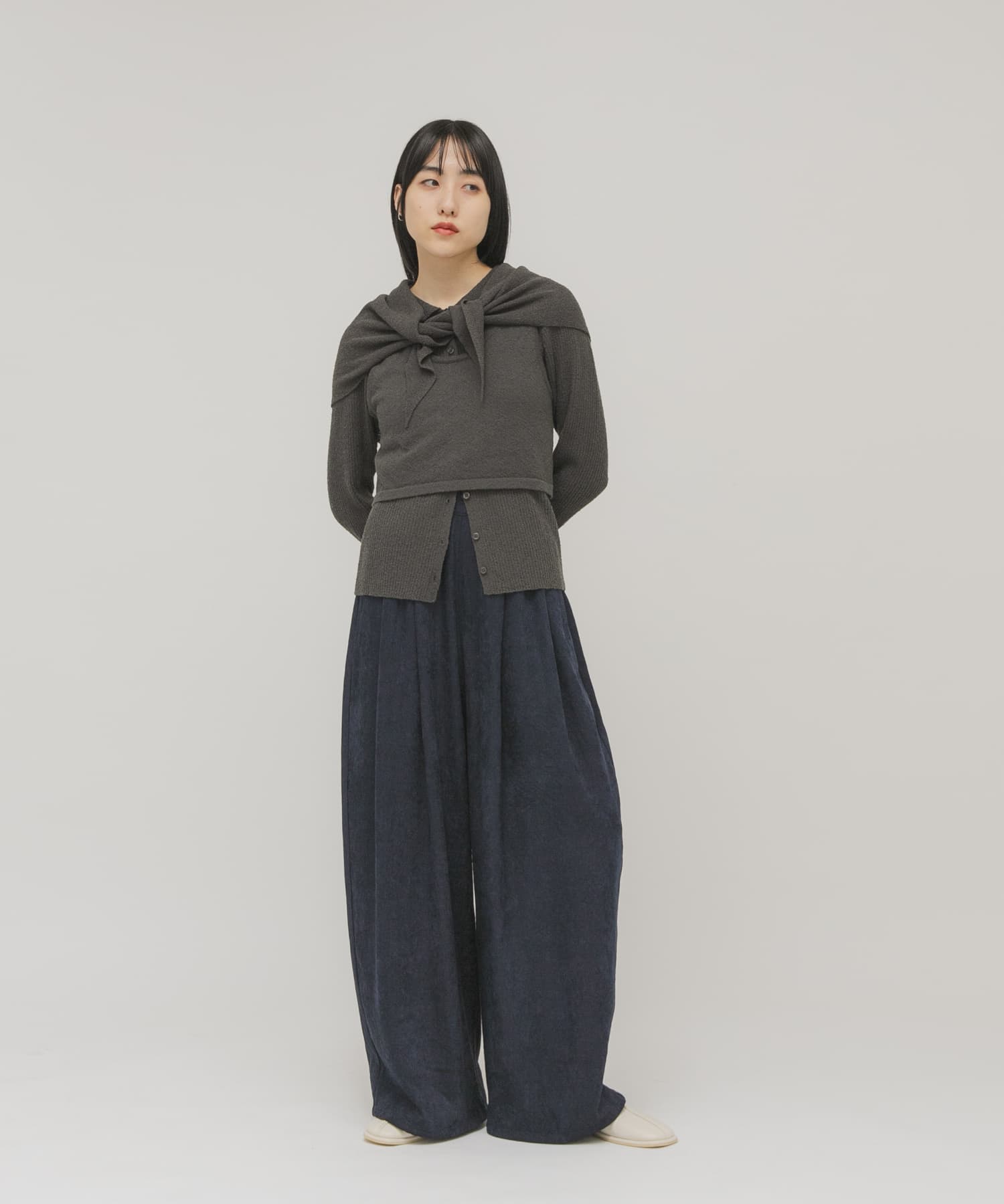 身長：160cm サイズ：one