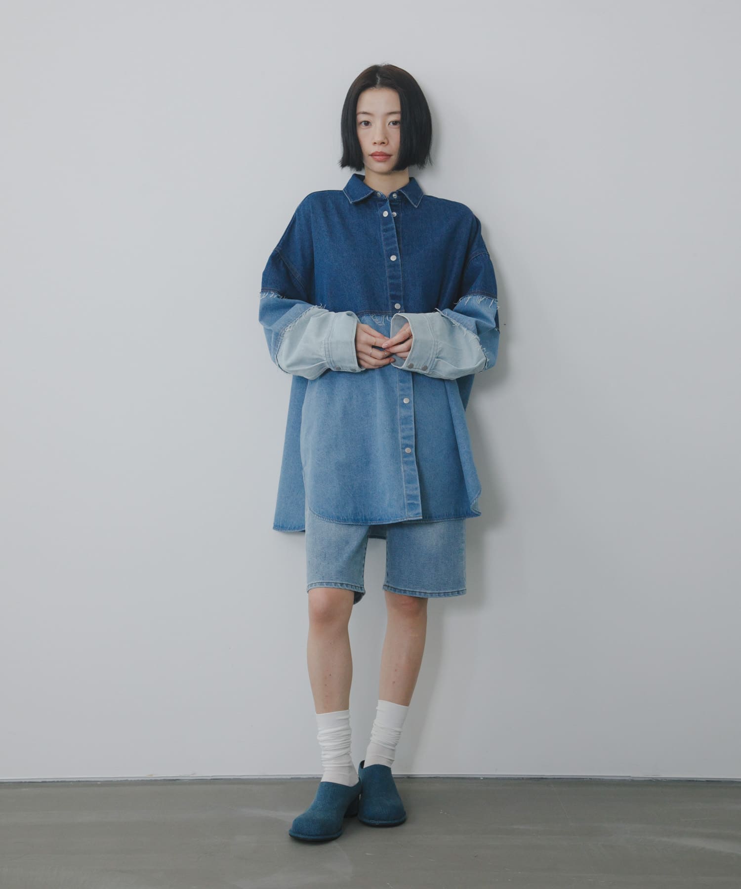 2サイズ展開』スリムハーフデニム(36 L.BLUE): ボトム｜URBAN RESEARCH