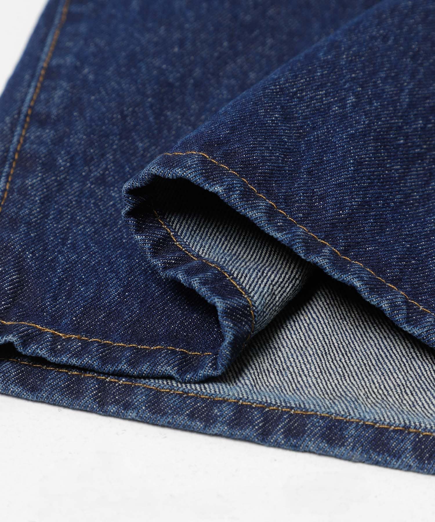 『3サイズ展開』タックボタンアップデニム BLUE 34