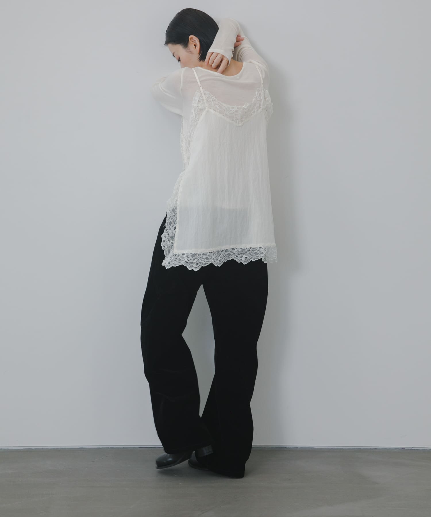 『2サイズ展開』フロントパネルデザインデニム BLACK 36