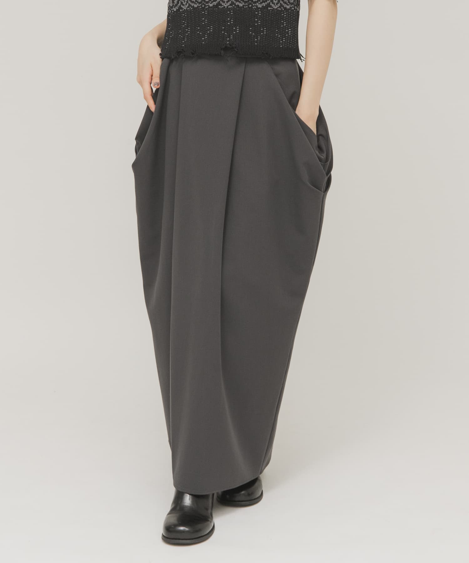 身長：160cm サイズ：one